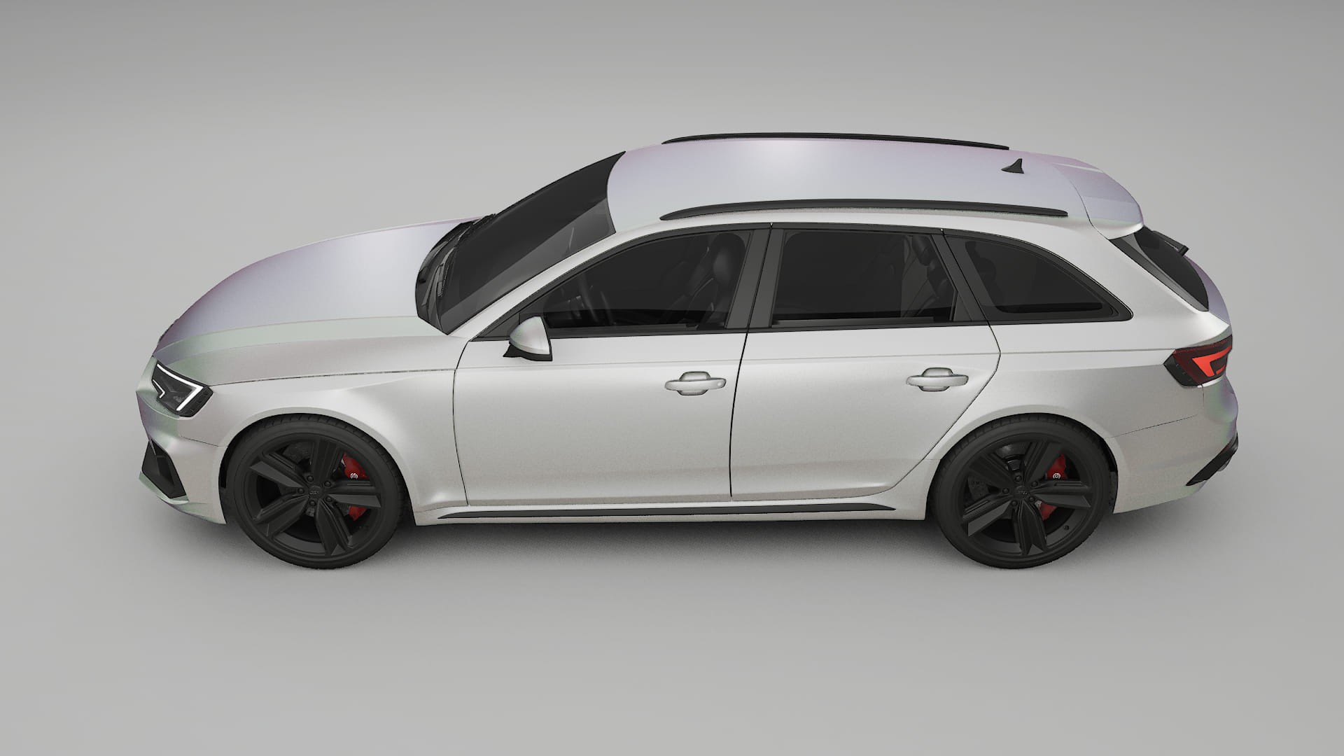 Audi RS4 Avant B9 prefacelift pre LCI TPU Lakbeschermingsfolie | NEBULA Kleurveranderende PPF – Volledig Voorgesneden Kit