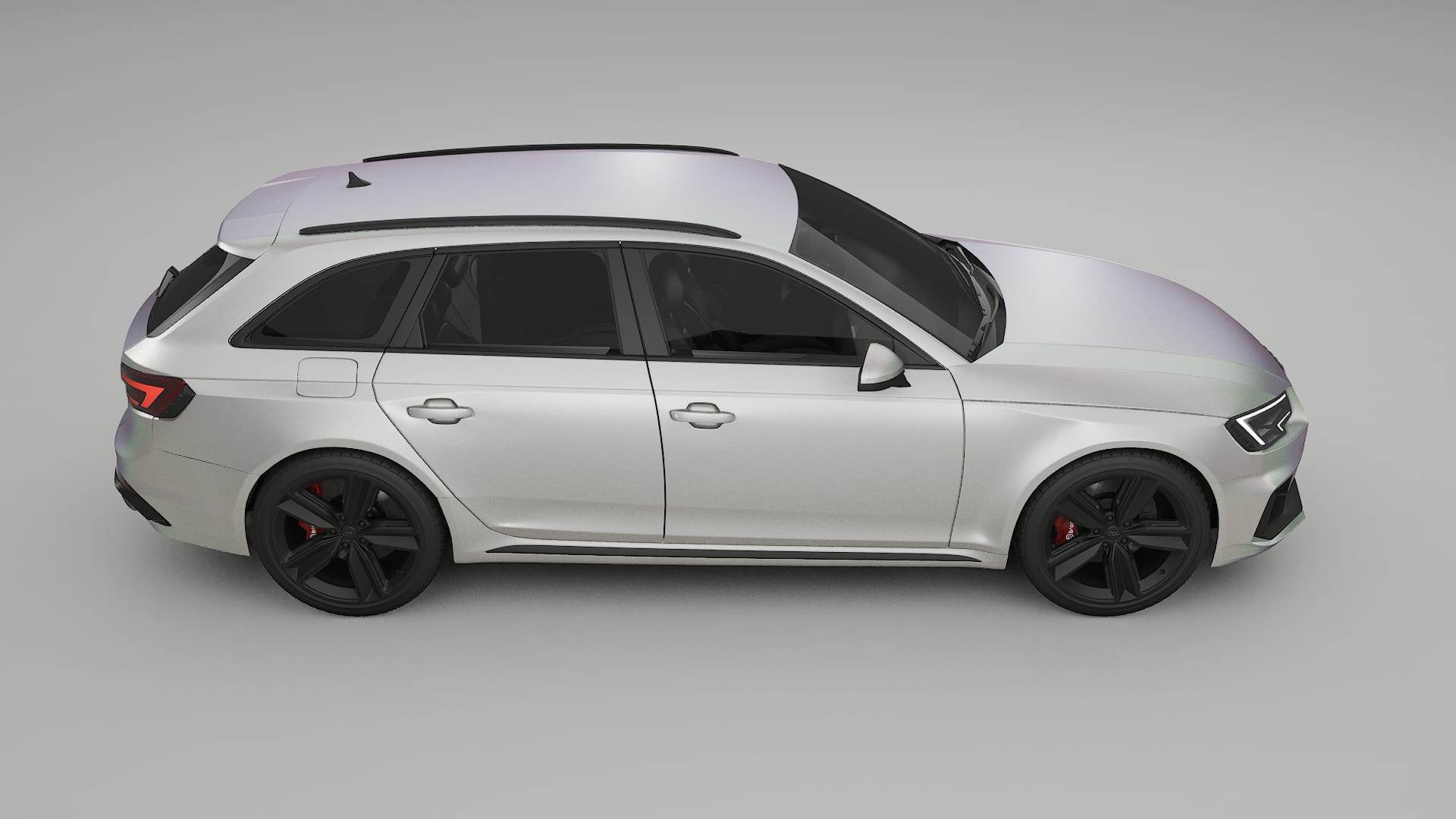 Audi RS4 Avant B9 prefacelift pre LCI TPU Lakbeschermingsfolie | NEBULA Kleurveranderende PPF – Volledig Voorgesneden Kit