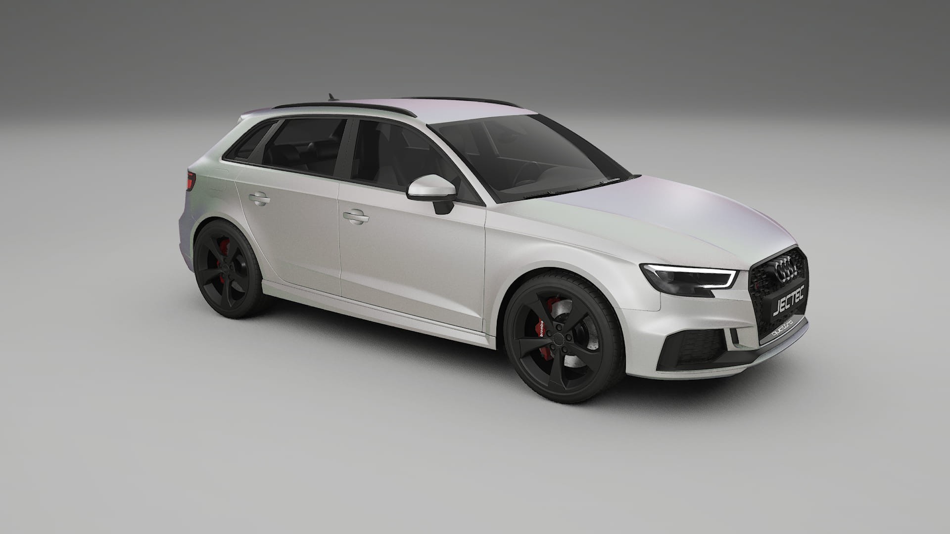 Audi RS3 Sportback 8V facelift LCI TPU Lakbeschermingsfolie | NEBULA Kleurveranderende PPF – Volledig Voorgesneden Kit