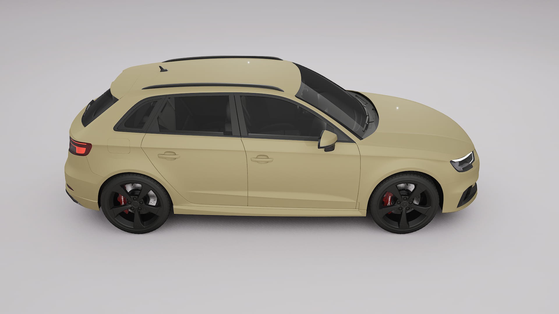 Audi RS3 Sportback 8V facelift LCI TPU Lakbeschermingsfolie | SAND Kleurveranderende PPF – Volledig Voorgesneden Kit