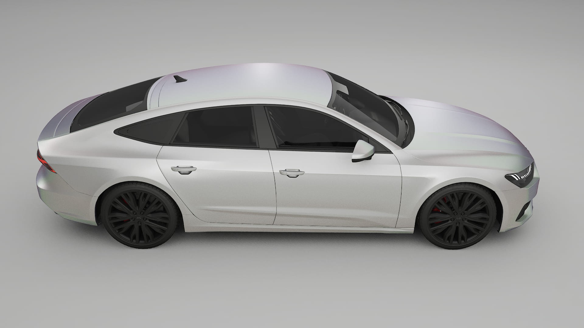 Audi A7 C8 Sportback prefacelift pre LCI TPU Lakbeschermingsfolie | NEBULA Kleurveranderende PPF – Volledig Voorgesneden Kit