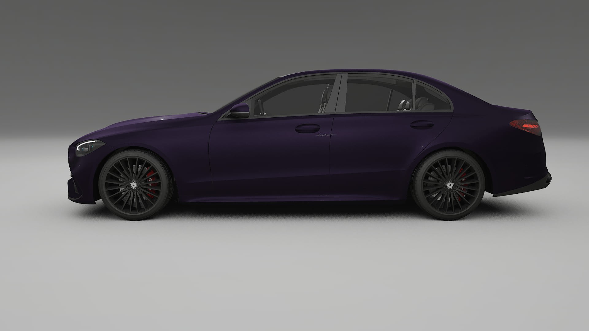 Mercedes C Class W206 TPU Lakbeschermingsfolie | VIOLET Kleurveranderende PPF – Volledig Voorgesneden Kit