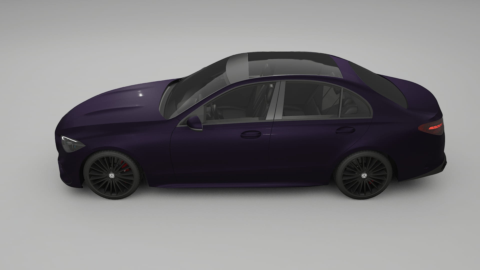 Mercedes C Class W206 TPU Lakbeschermingsfolie | VIOLET Kleurveranderende PPF – Volledig Voorgesneden Kit
