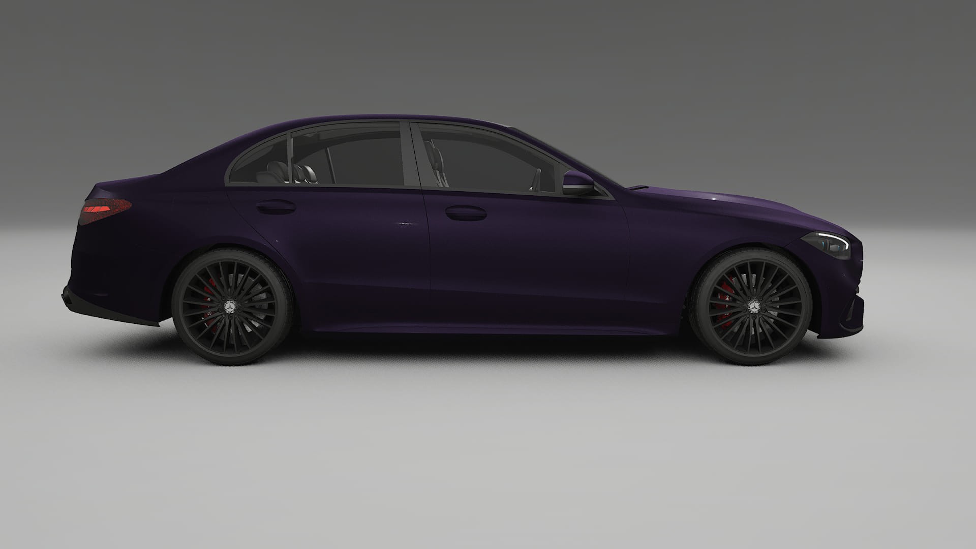 Mercedes C Class W206 TPU Lakbeschermingsfolie | VIOLET Kleurveranderende PPF – Volledig Voorgesneden Kit