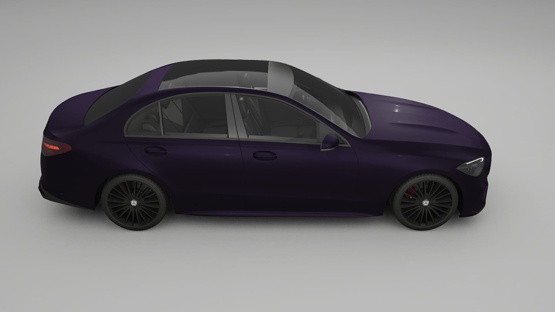 Mercedes C Class W206 TPU Lakbeschermingsfolie | VIOLET Kleurveranderende PPF – Volledig Voorgesneden Kit