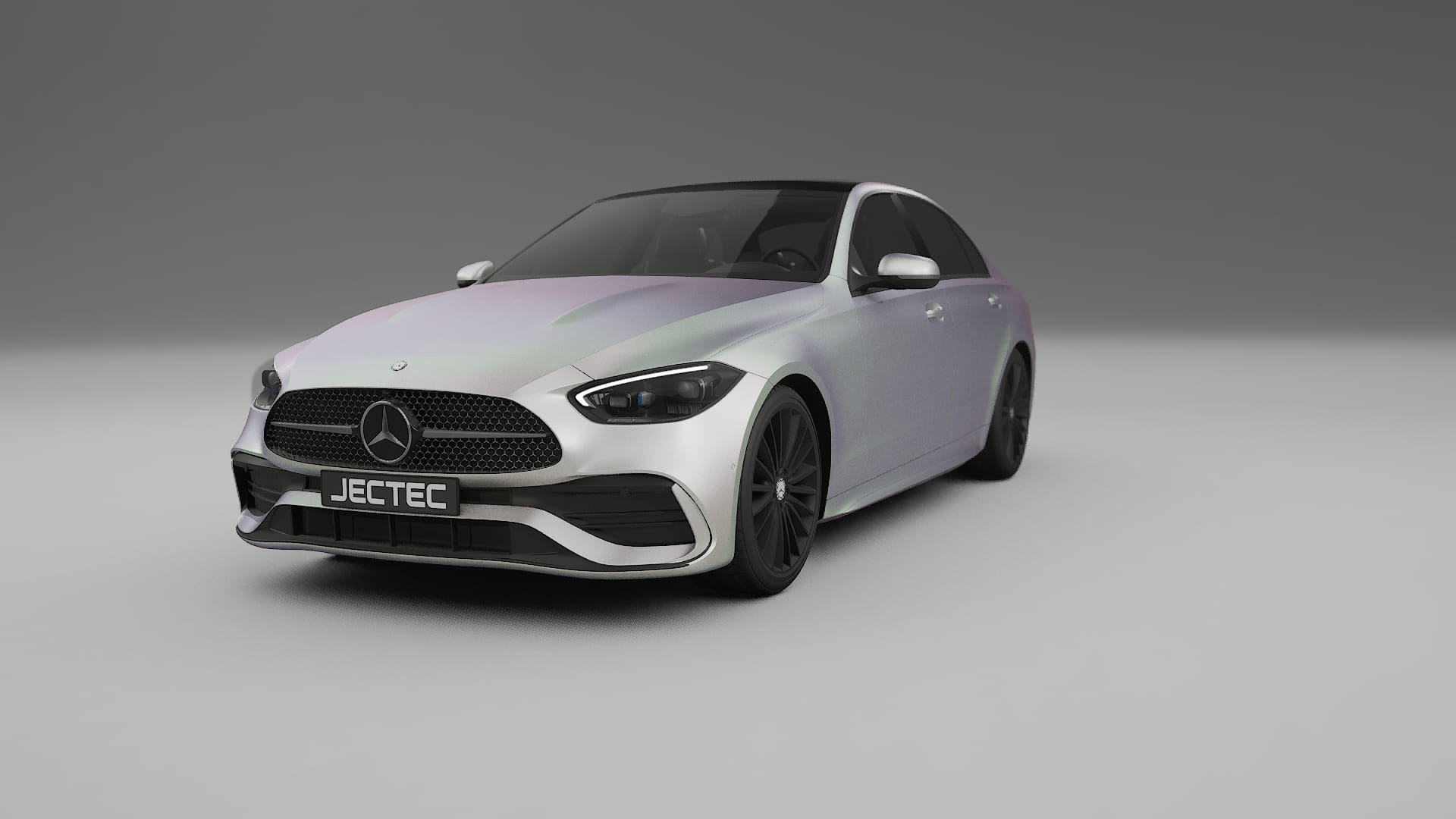 Mercedes C Class W206 TPU Lakbeschermingsfolie | NEBULA Kleurveranderende PPF – Volledig Voorgesneden Kit