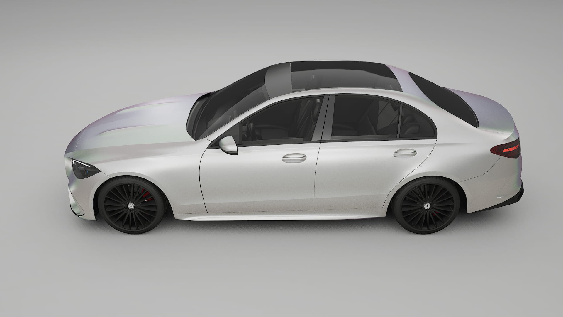 Mercedes C Class W206 TPU Lakbeschermingsfolie | NEBULA Kleurveranderende PPF – Volledig Voorgesneden Kit