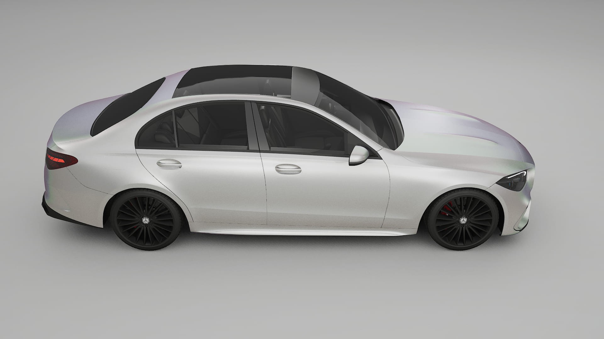 Mercedes C Class W206 TPU Lakbeschermingsfolie | NEBULA Kleurveranderende PPF – Volledig Voorgesneden Kit