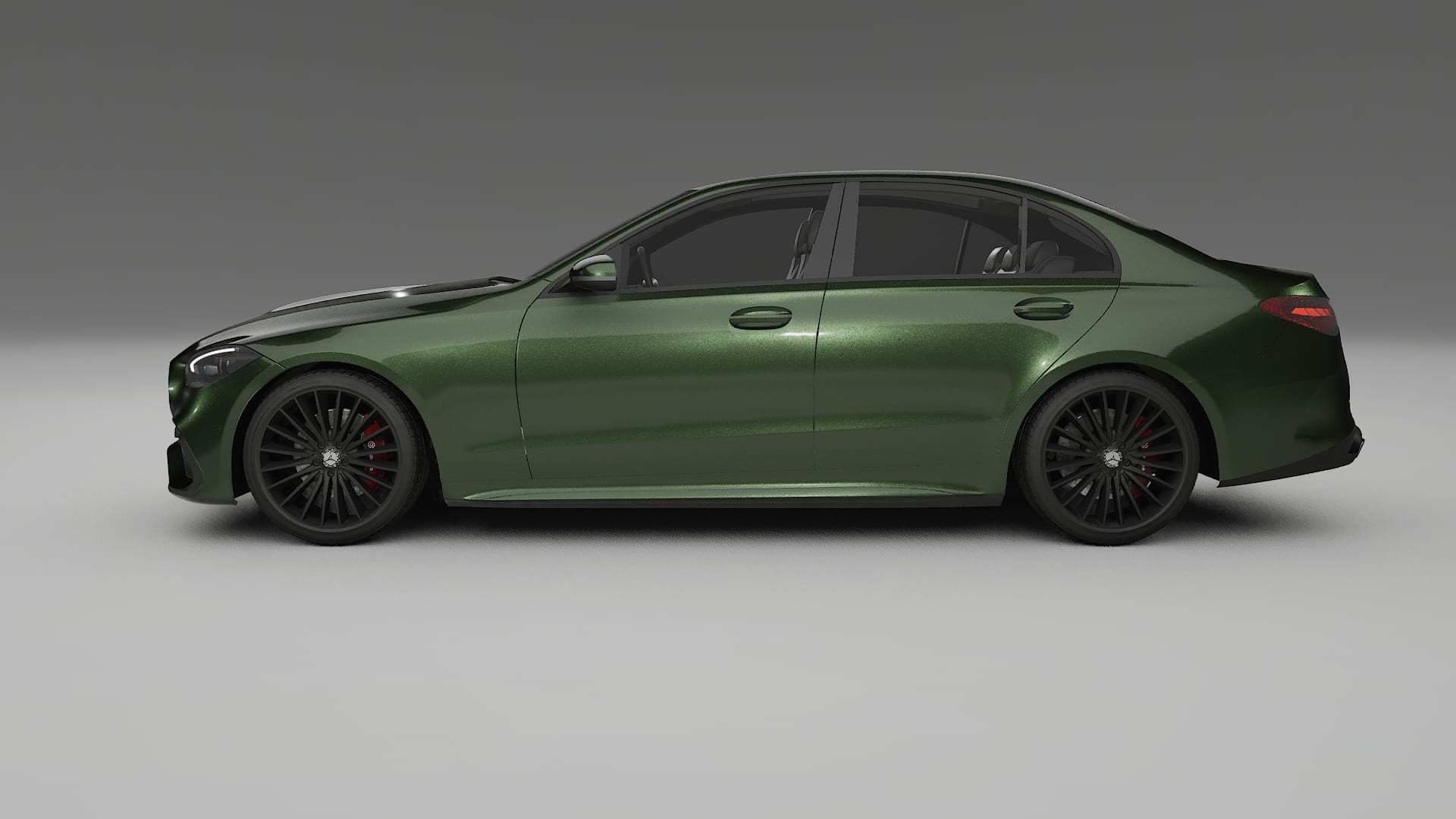 Mercedes C Class W206 TPU Lakbeschermingsfolie | LAGOON Kleurveranderende PPF – Volledig Voorgesneden Kit