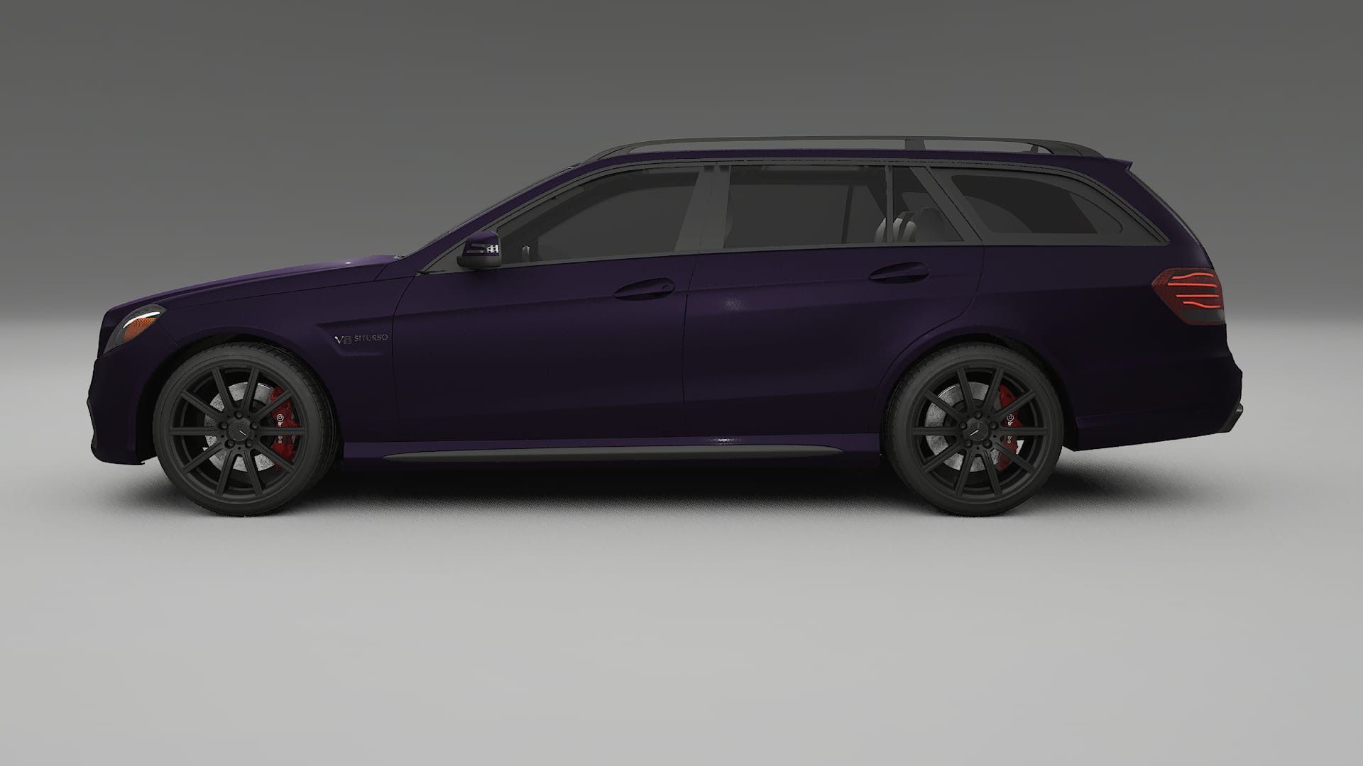 Mercedes E63 AMG Combi W212 facelift LCI TPU Lakbeschermingsfolie | VIOLET Kleurveranderende PPF – Volledig Voorgesneden Kit