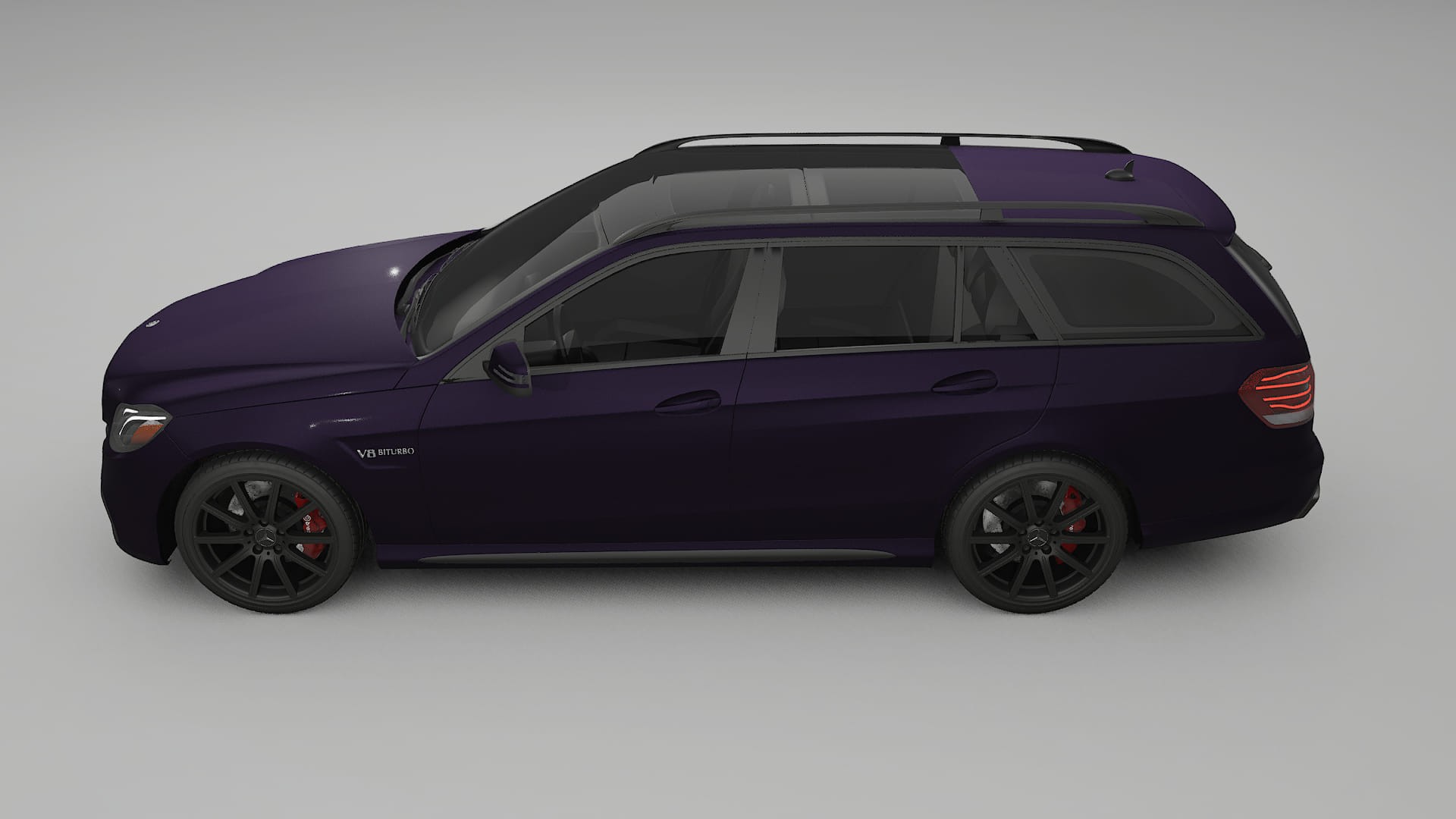 Mercedes E63 AMG Combi W212 facelift LCI TPU Lakbeschermingsfolie | VIOLET Kleurveranderende PPF – Volledig Voorgesneden Kit