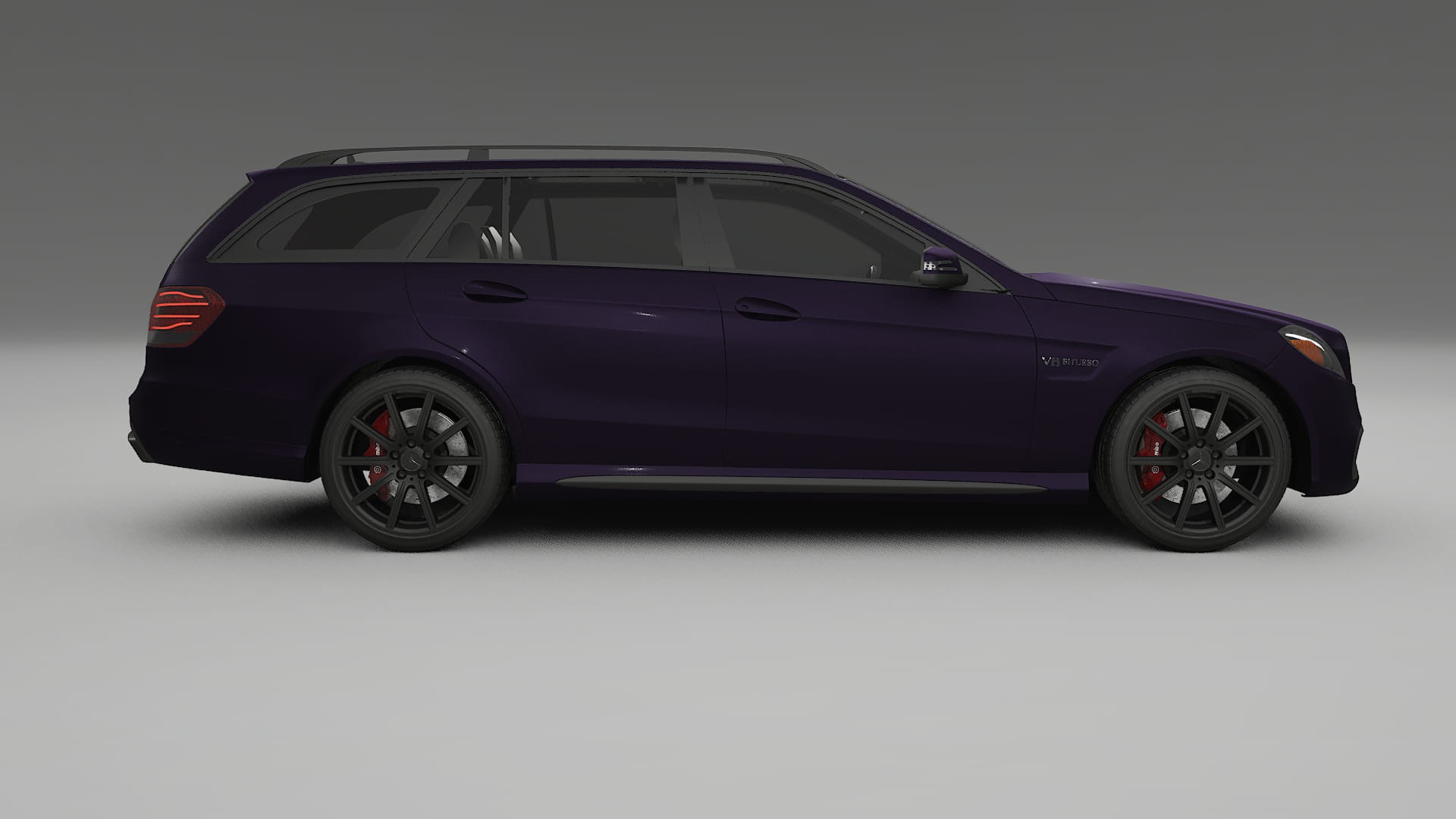 Mercedes E63 AMG Combi W212 facelift LCI TPU Lakbeschermingsfolie | VIOLET Kleurveranderende PPF – Volledig Voorgesneden Kit