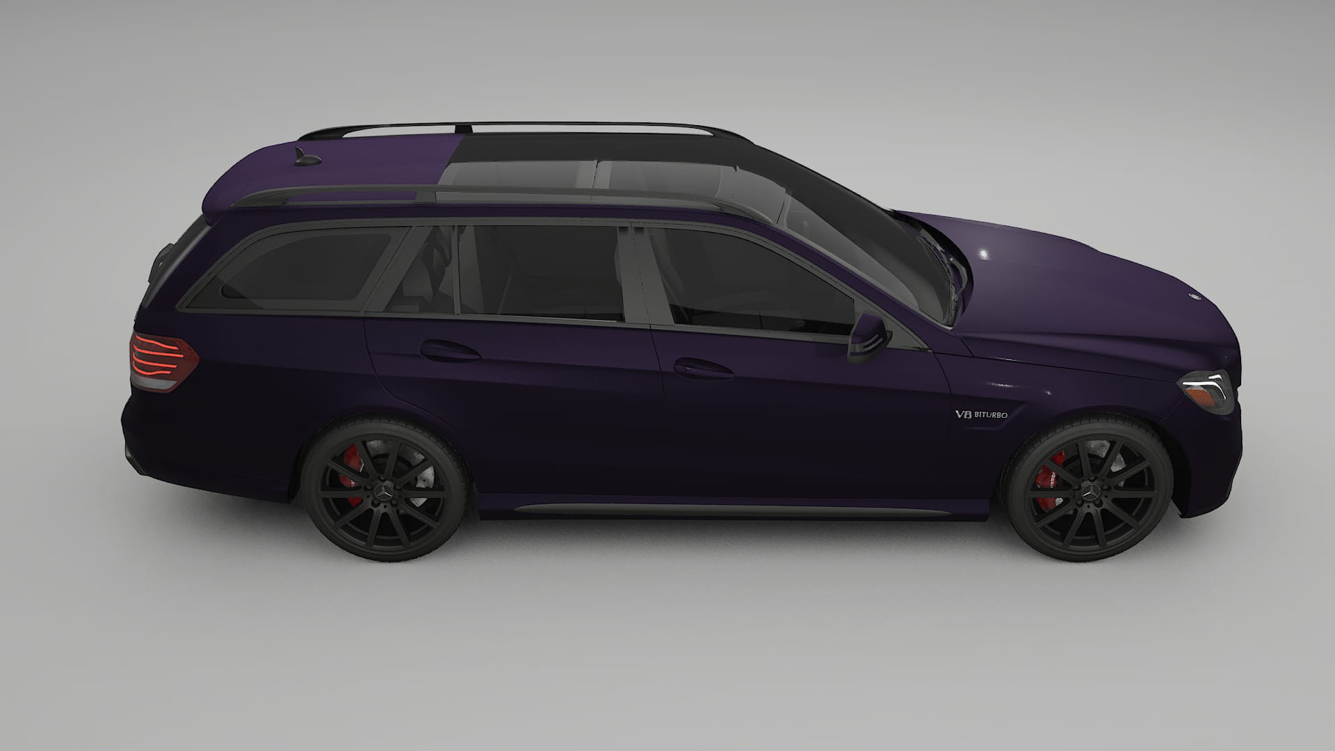 Mercedes E63 AMG Combi W212 facelift LCI TPU Lakbeschermingsfolie | VIOLET Kleurveranderende PPF – Volledig Voorgesneden Kit