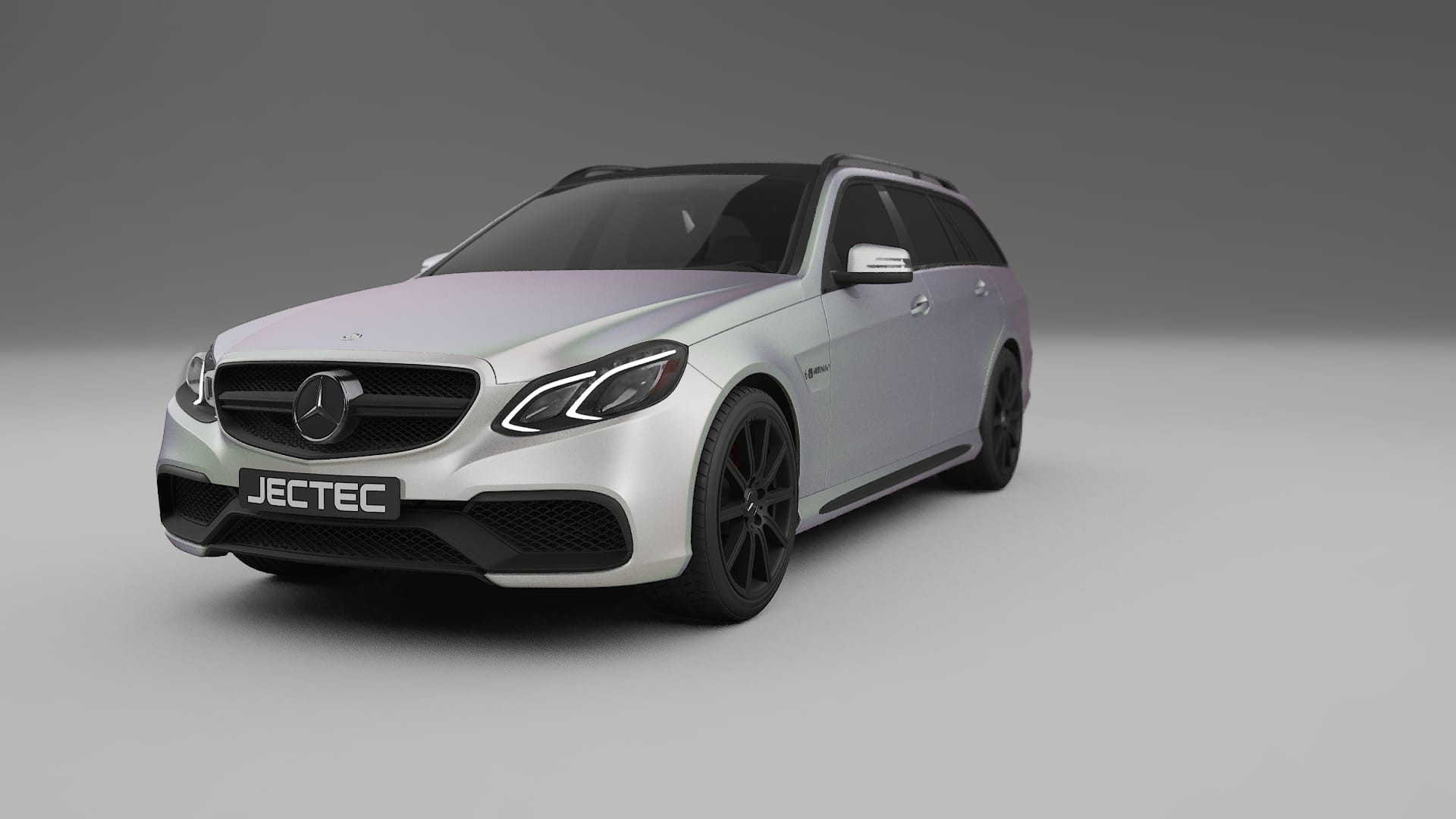 Mercedes E63 AMG Combi W212 facelift LCI TPU Lakbeschermingsfolie | NEBULA Kleurveranderende PPF – Volledig Voorgesneden Kit