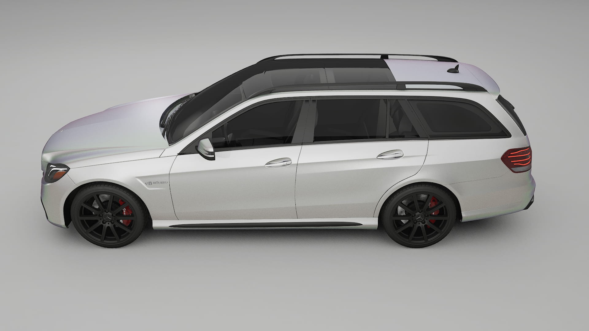 Mercedes E63 AMG Combi W212 facelift LCI TPU Lakbeschermingsfolie | NEBULA Kleurveranderende PPF – Volledig Voorgesneden Kit