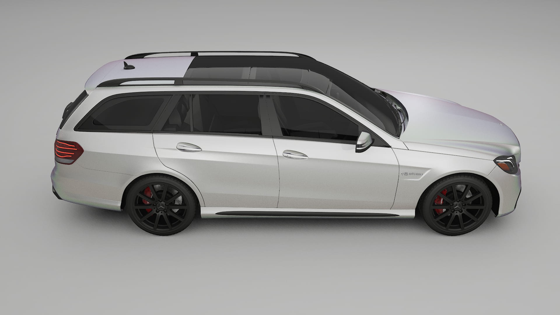 Mercedes E63 AMG Combi W212 facelift LCI TPU Lakbeschermingsfolie | NEBULA Kleurveranderende PPF – Volledig Voorgesneden Kit