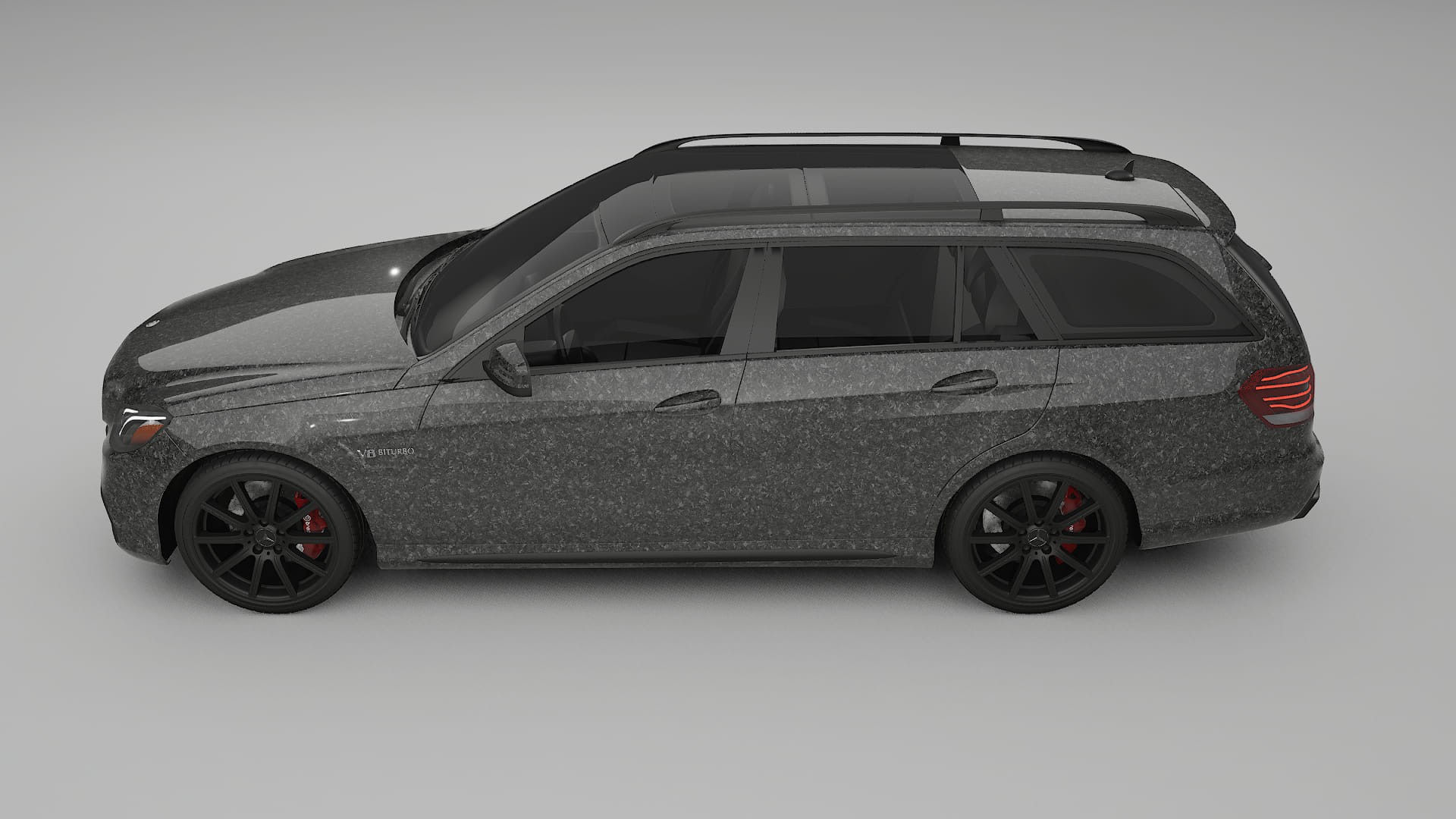 Mercedes E63 AMG Combi W212 facelift LCI TPU Lakbeschermingsfolie | FORGED S Kleurveranderende PPF – Volledig Voorgesneden Kit