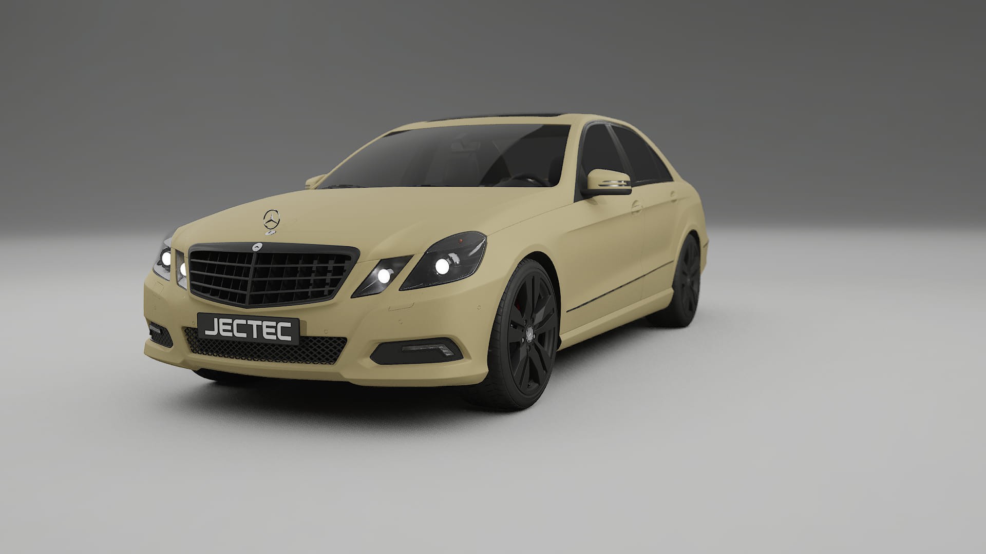 Mercedes E Class Sedan W212 Prefacelift pre LCI TPU Lakbeschermingsfolie | SAND Kleurveranderende PPF – Volledig Voorgesneden 