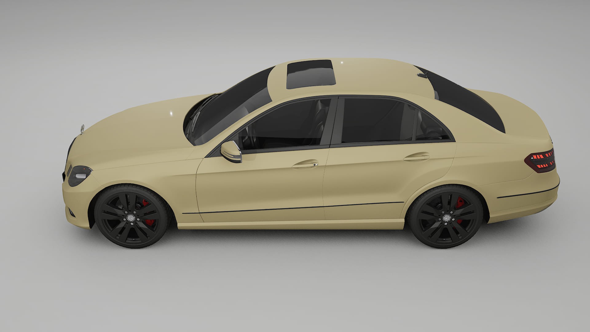 Mercedes E Class Sedan W212 Prefacelift pre LCI TPU Lakbeschermingsfolie | SAND Kleurveranderende PPF – Volledig Voorgesneden 