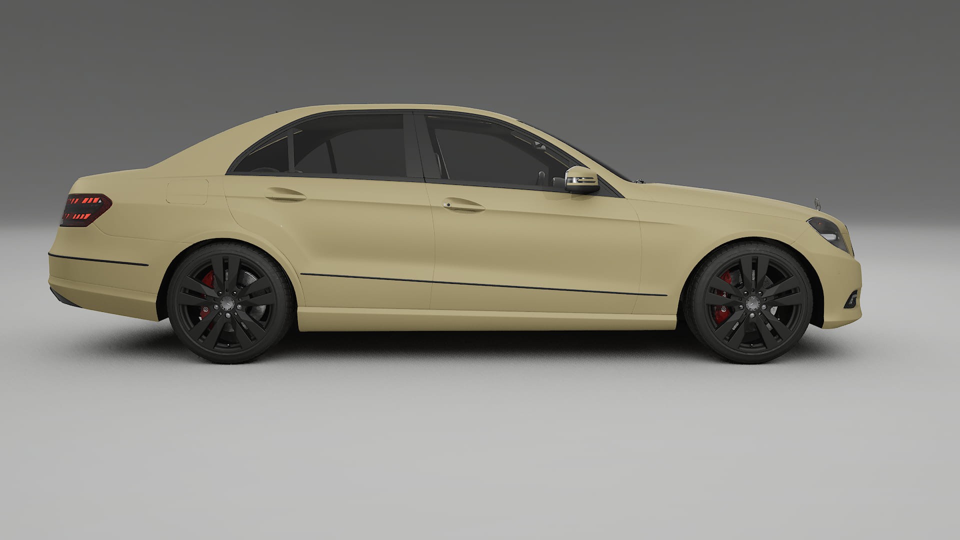 Mercedes E Class Sedan W212 Prefacelift pre LCI TPU Lakbeschermingsfolie | SAND Kleurveranderende PPF – Volledig Voorgesneden 