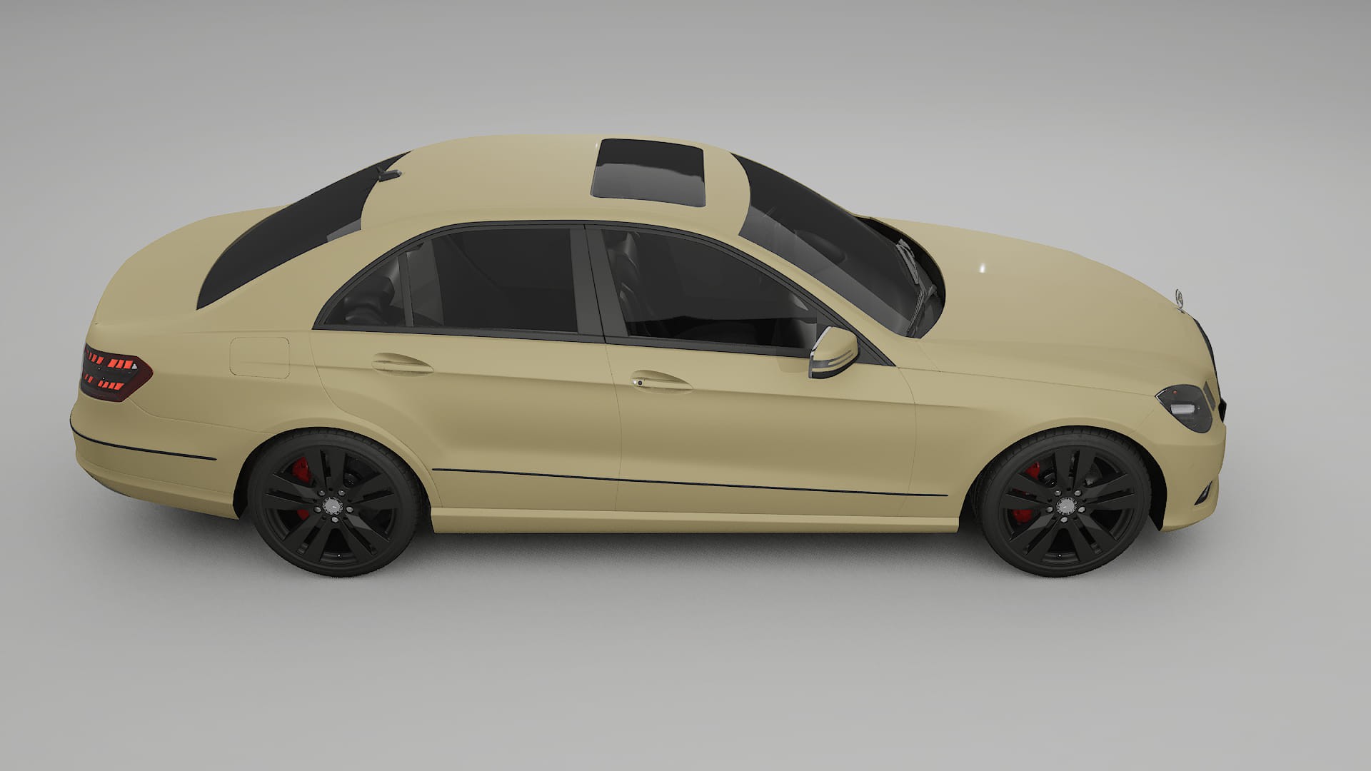 Mercedes E Class Sedan W212 Prefacelift pre LCI TPU Lakbeschermingsfolie | SAND Kleurveranderende PPF – Volledig Voorgesneden 