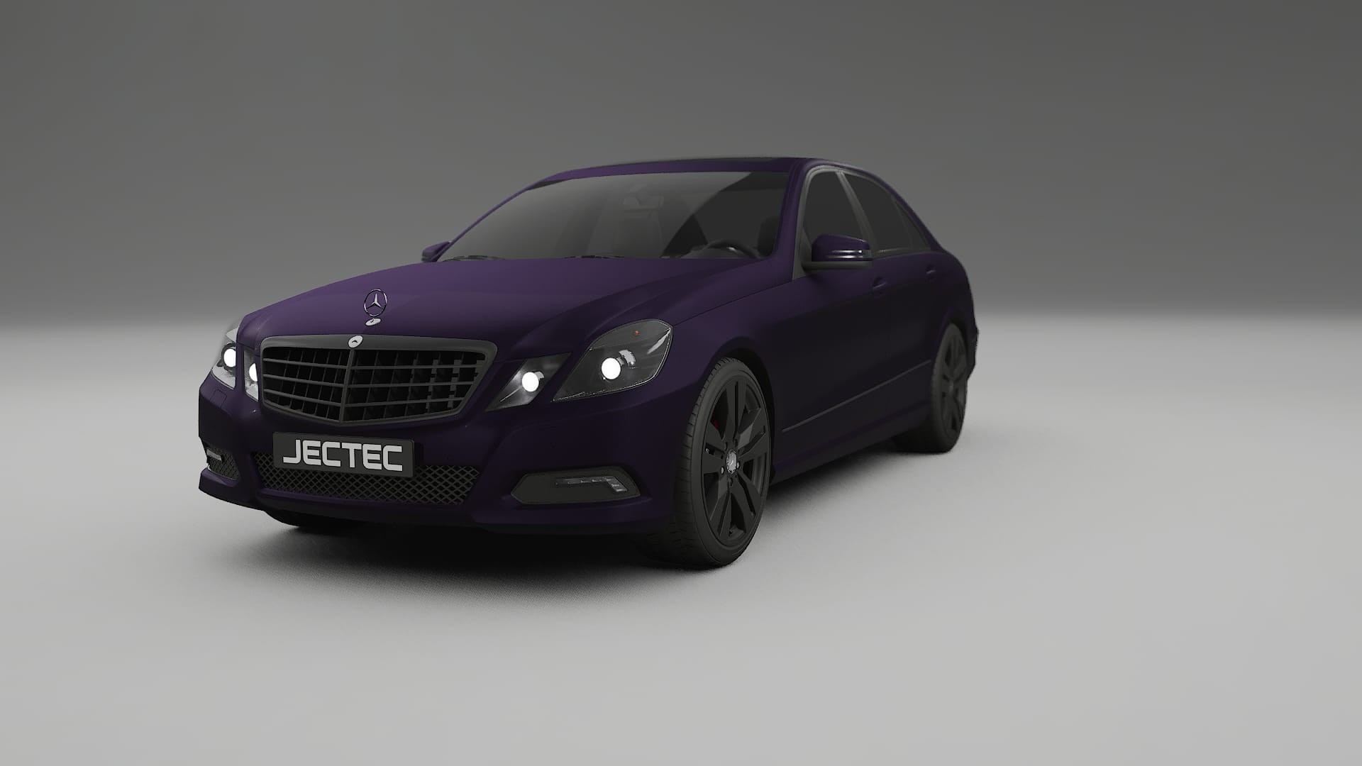 Mercedes E Class Sedan W212 Prefacelift pre LCI TPU Lakbeschermingsfolie | VIOLET Kleurveranderende PPF – Volledig Voorgesnede