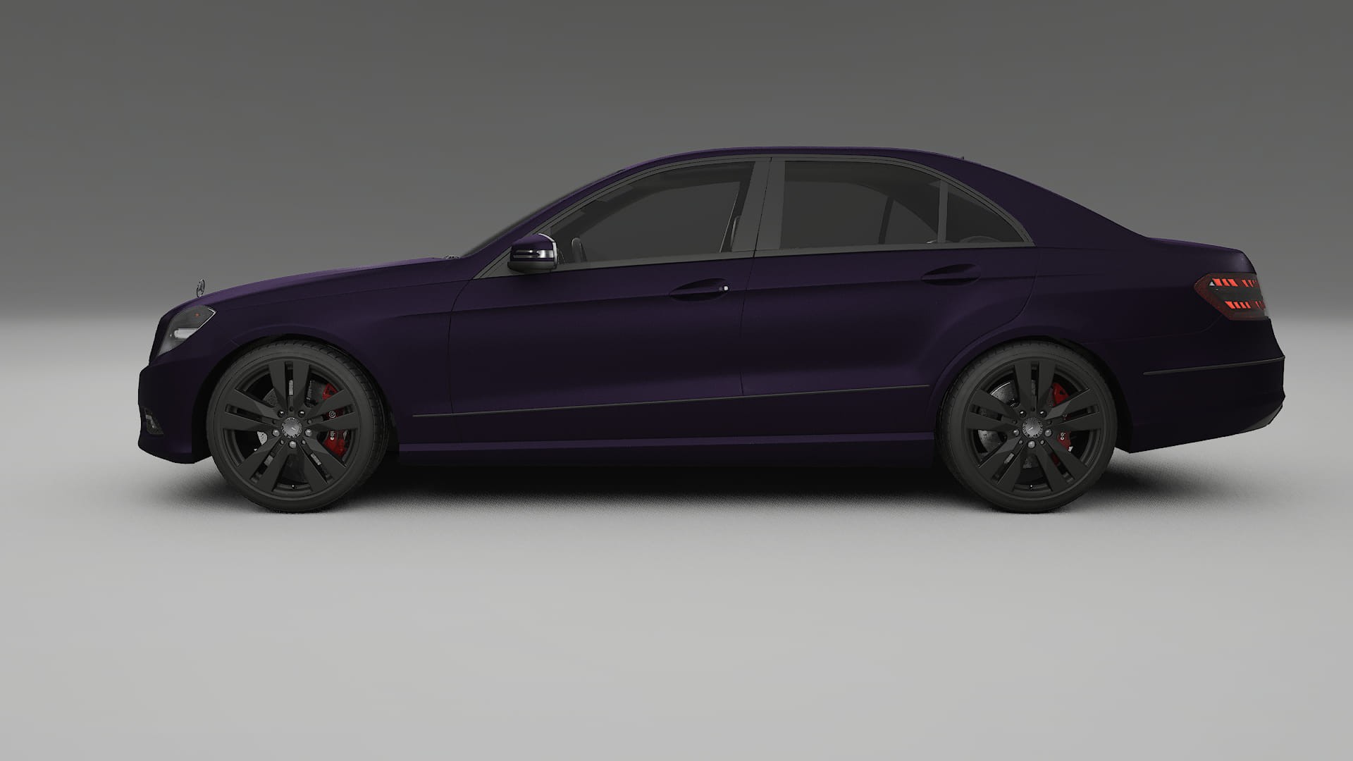 Mercedes E Class Sedan W212 Prefacelift pre LCI TPU Lakbeschermingsfolie | VIOLET Kleurveranderende PPF – Volledig Voorgesnede