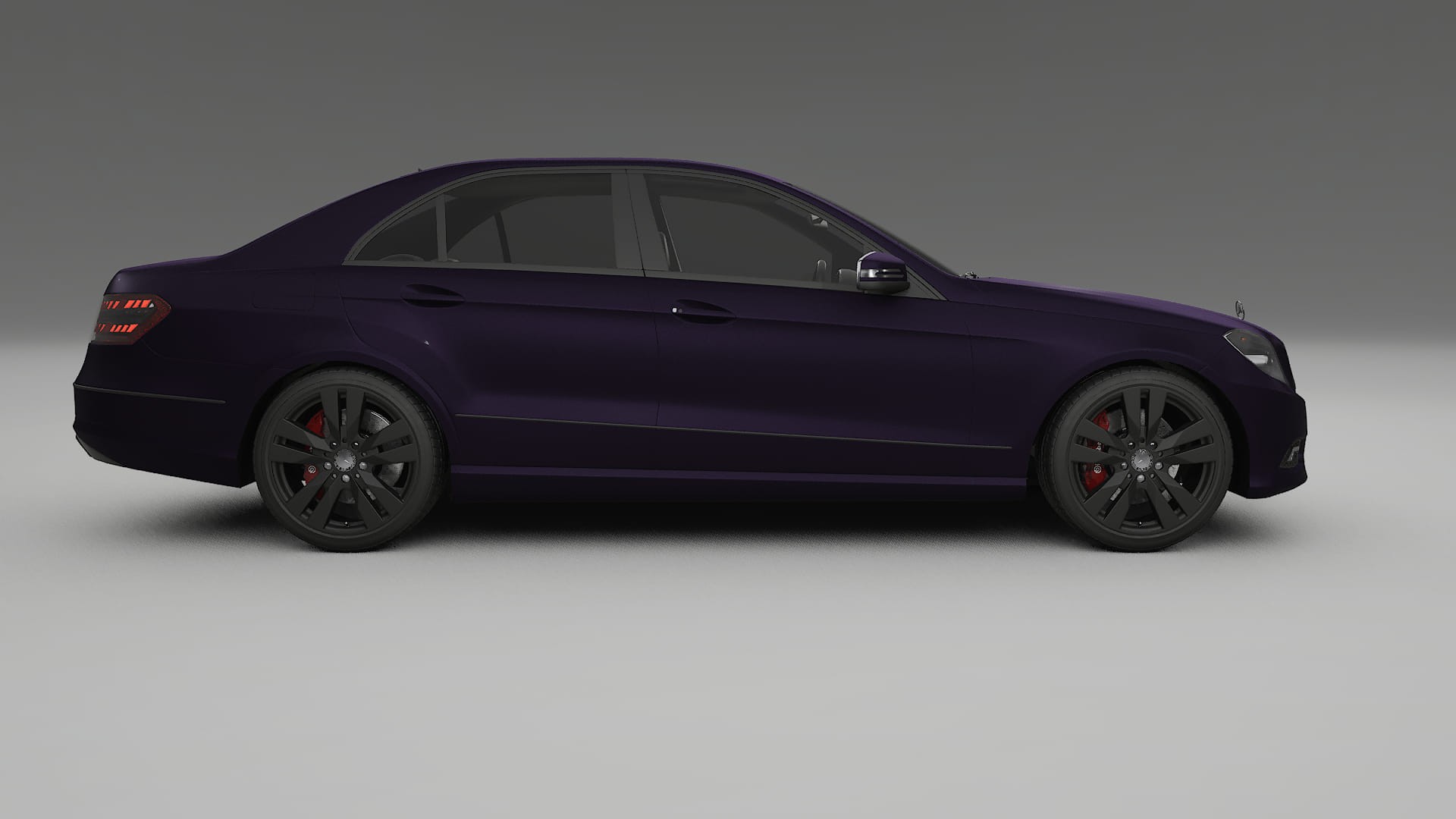 Mercedes E Class Sedan W212 Prefacelift pre LCI TPU Lakbeschermingsfolie | VIOLET Kleurveranderende PPF – Volledig Voorgesnede