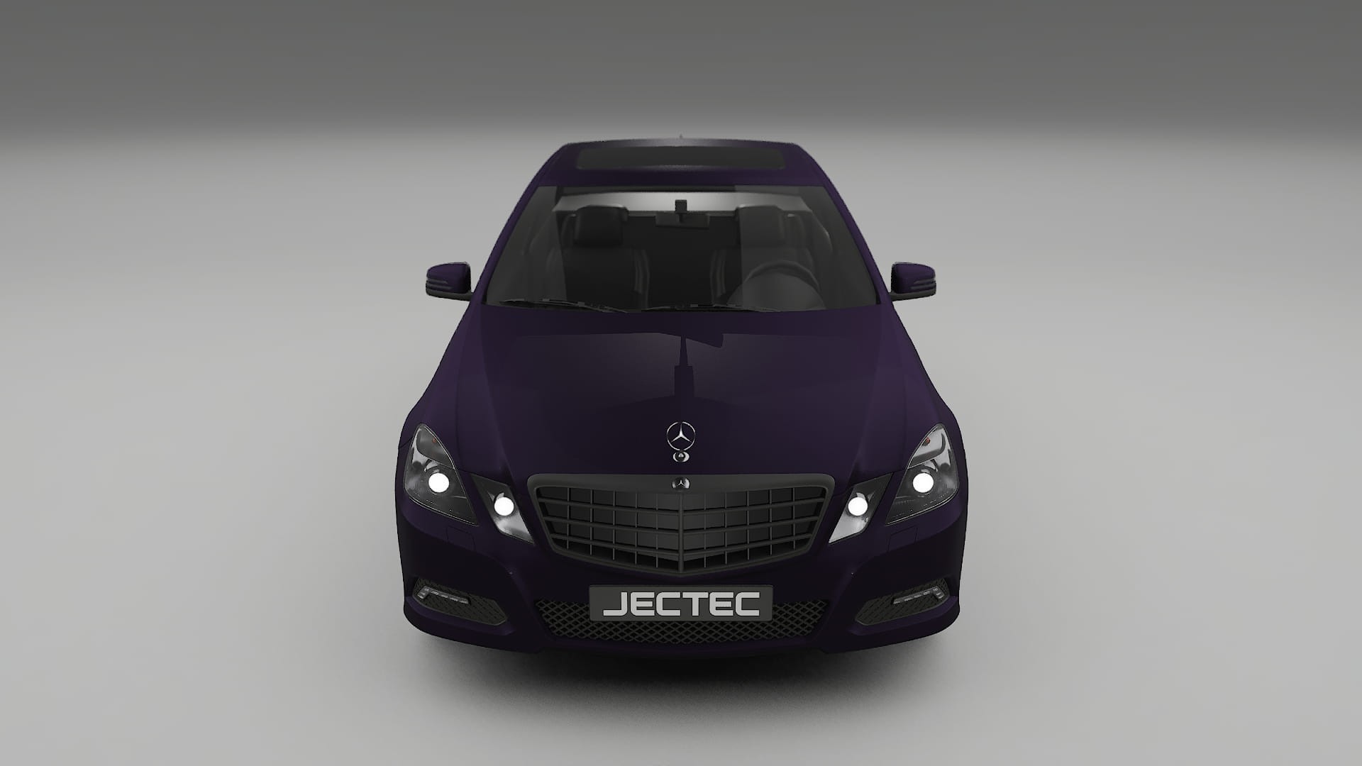 Mercedes E Class Sedan W212 Prefacelift pre LCI TPU Lakbeschermingsfolie | VIOLET Kleurveranderende PPF – Volledig Voorgesnede