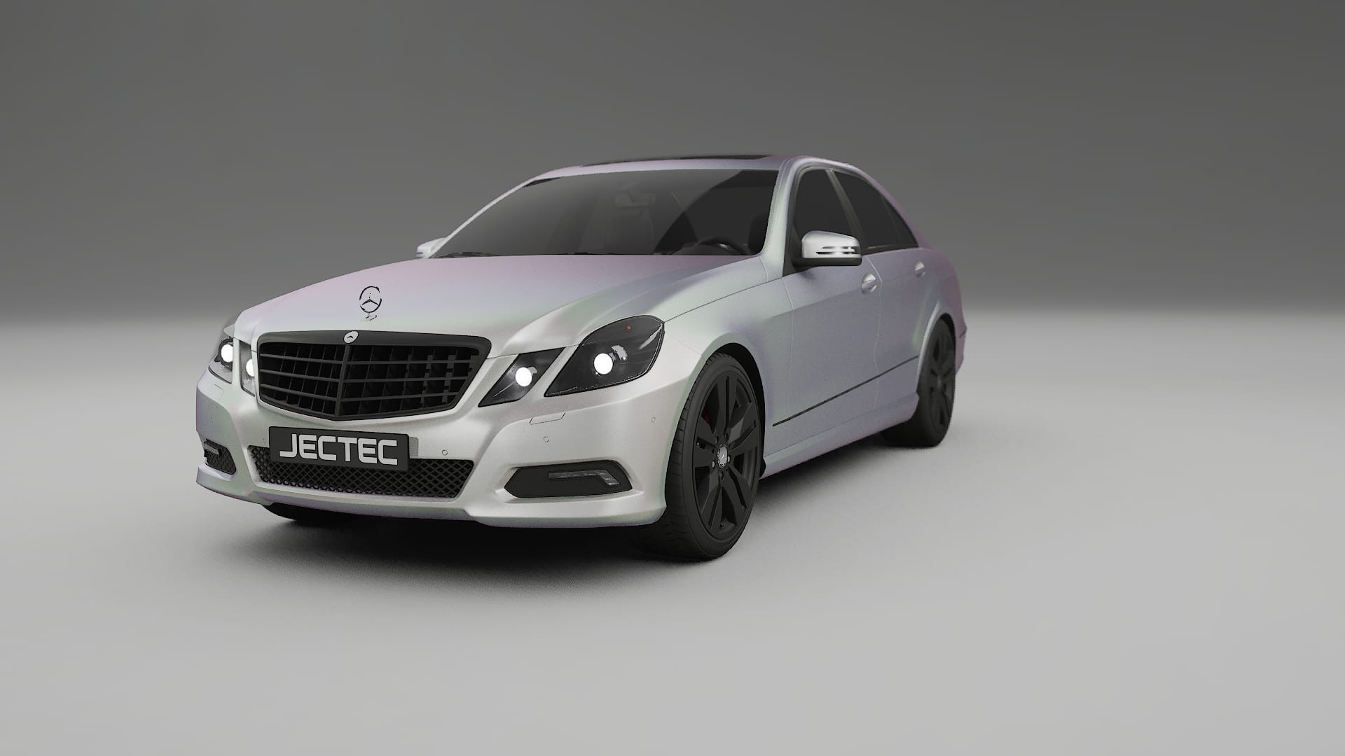 Mercedes E Class Sedan W212 Prefacelift pre LCI TPU Lakbeschermingsfolie | NEBULA Kleurveranderende PPF – Volledig Voorgesnede