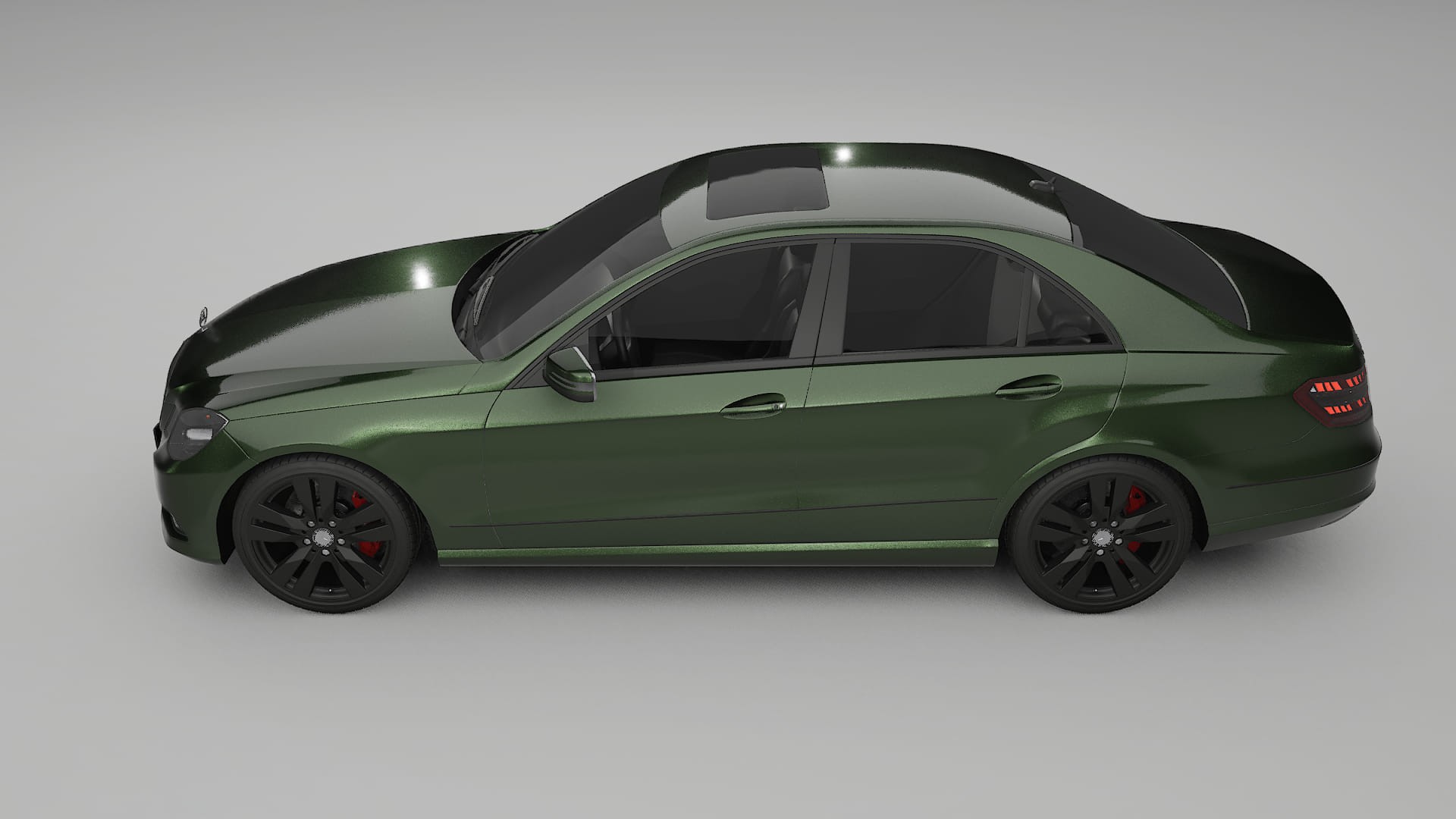 Mercedes E Class Sedan W212 Prefacelift pre LCI TPU Lakbeschermingsfolie | LAGOON Kleurveranderende PPF – Volledig Voorgesnede