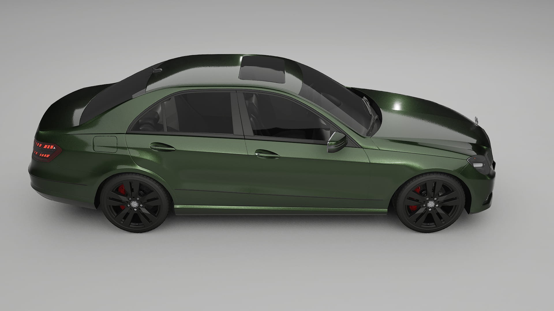 Mercedes E Class Sedan W212 Prefacelift pre LCI TPU Lakbeschermingsfolie | LAGOON Kleurveranderende PPF – Volledig Voorgesnede