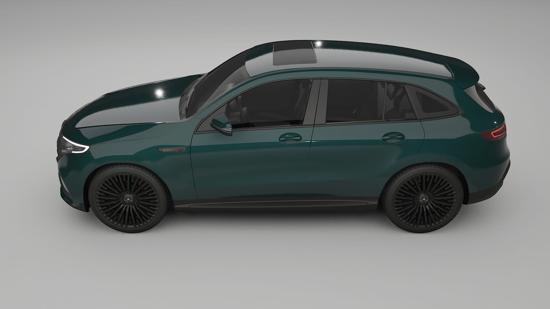 Mercedes EQC AMG TPU Lakbeschermingsfolie | INFERNO Kleurveranderende PPF – Volledig Voorgesneden Kit