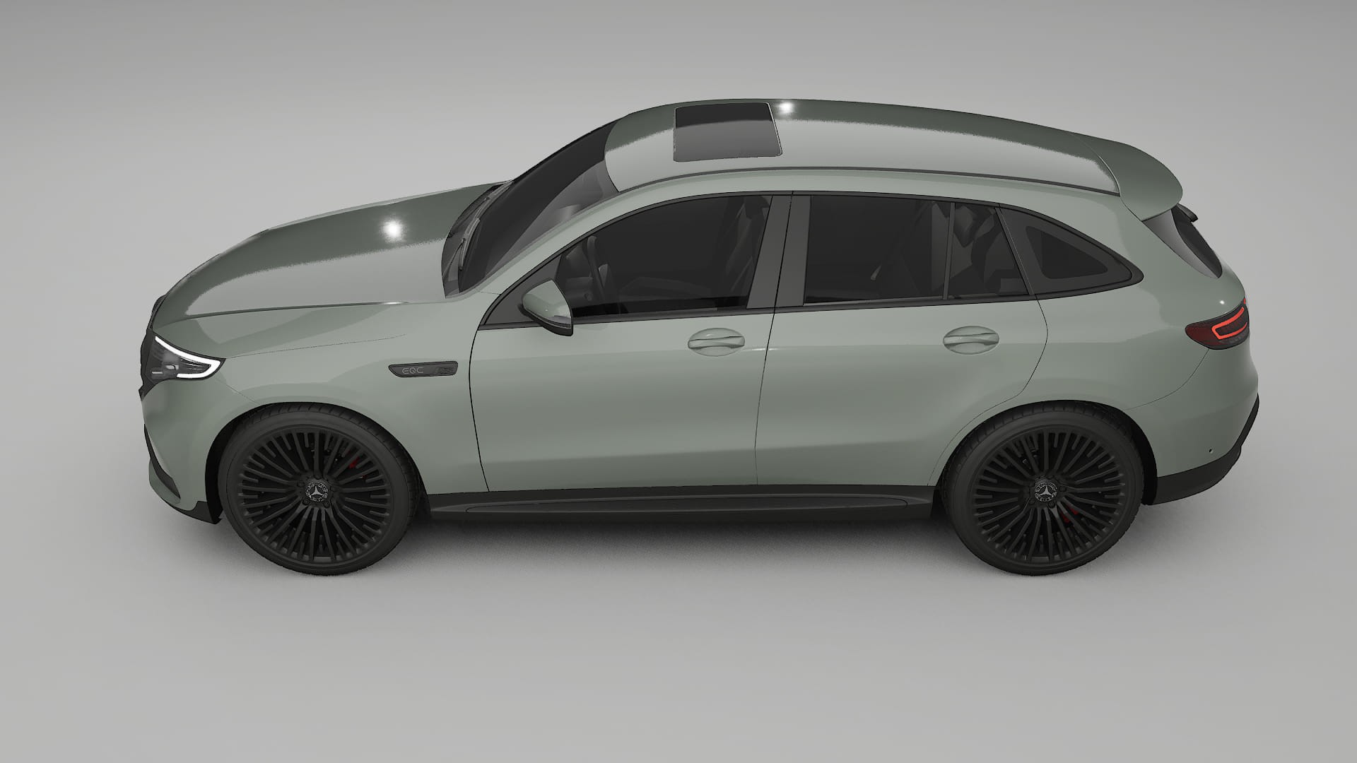 Mercedes EQC AMG TPU Lakbeschermingsfolie | SLATE Kleurveranderende PPF – Volledig Voorgesneden Kit