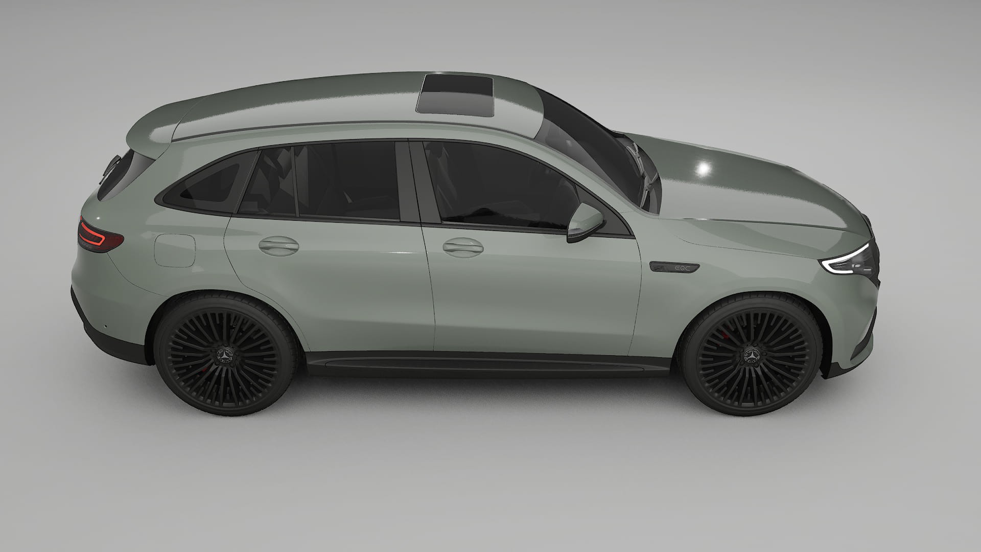 Mercedes EQC AMG TPU Lakbeschermingsfolie | SLATE Kleurveranderende PPF – Volledig Voorgesneden Kit