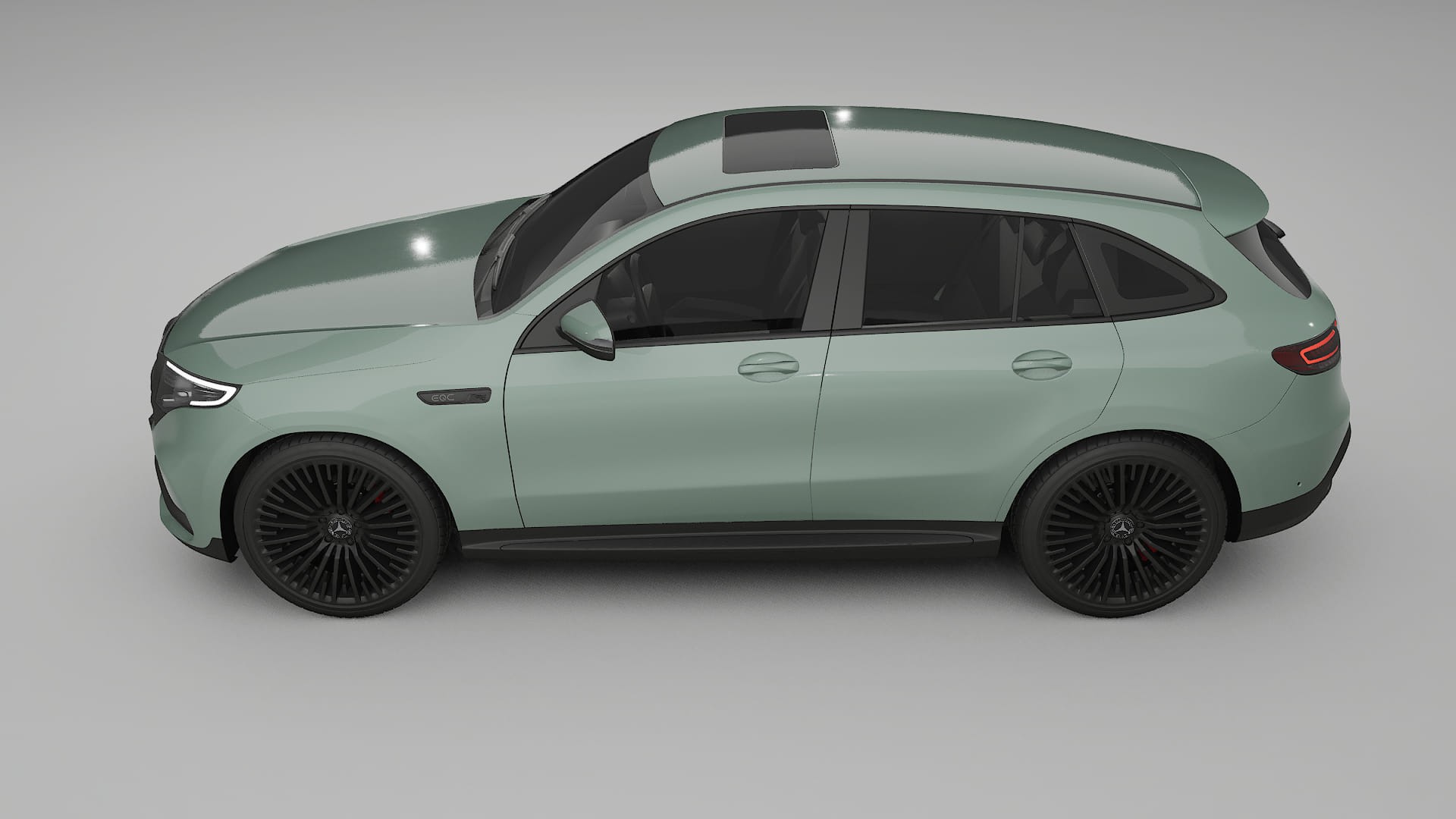 Mercedes EQC AMG TPU Lakbeschermingsfolie | CINDER Kleurveranderende PPF – Volledig Voorgesneden Kit