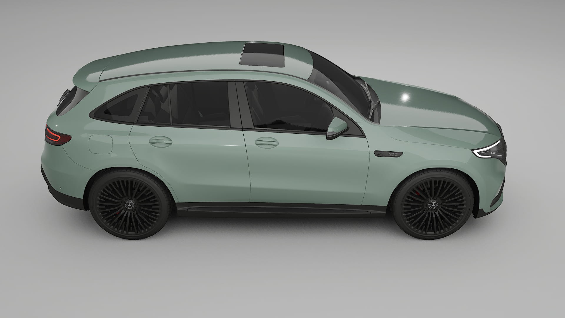 Mercedes EQC AMG TPU Lakbeschermingsfolie | CINDER Kleurveranderende PPF – Volledig Voorgesneden Kit