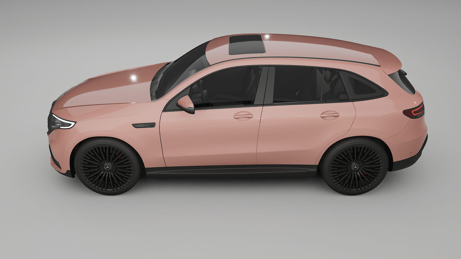 Mercedes EQC AMG TPU Lakbeschermingsfolie | BLUSH Kleurveranderende PPF – Volledig Voorgesneden Kit