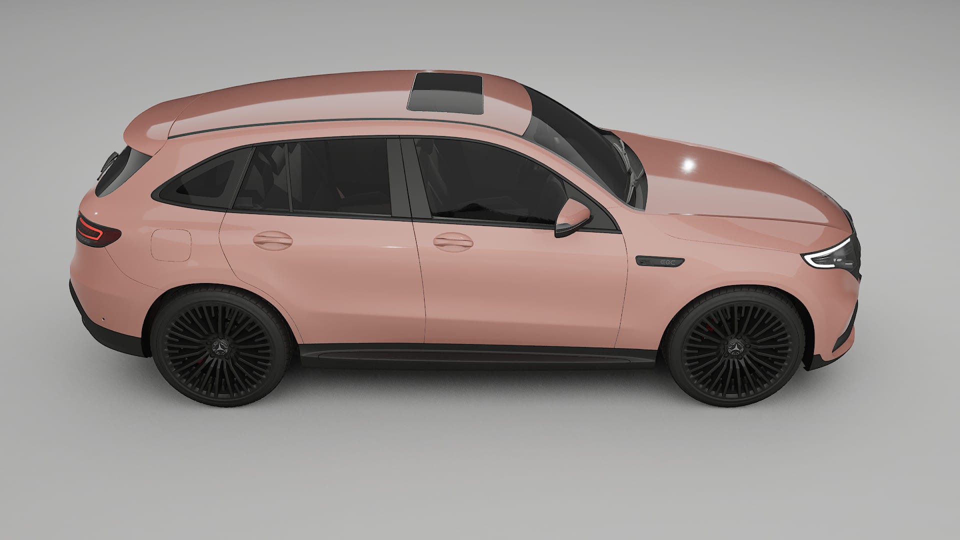 Mercedes EQC AMG TPU Lakbeschermingsfolie | BLUSH Kleurveranderende PPF – Volledig Voorgesneden Kit