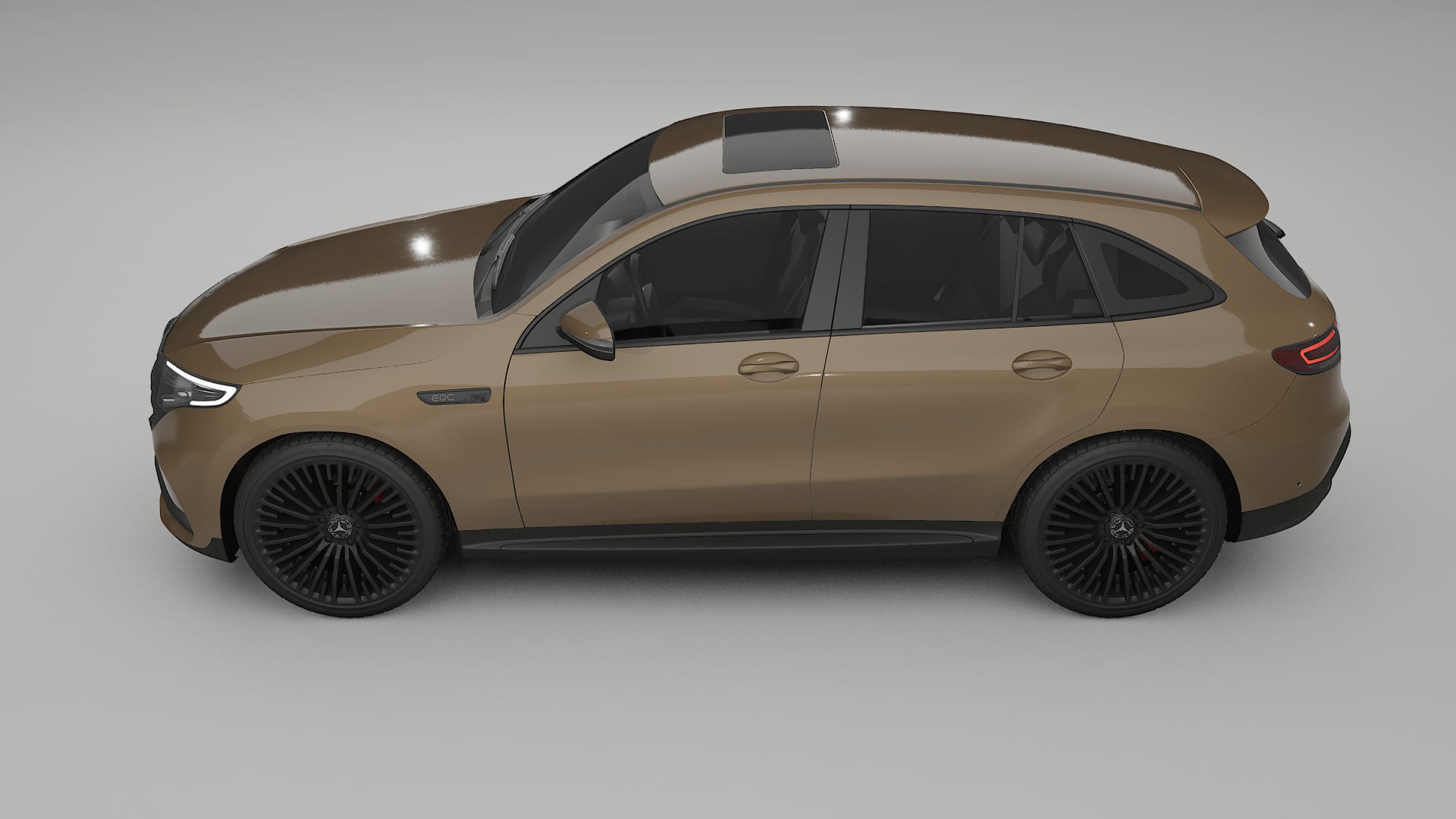 Mercedes EQC AMG TPU Lakbeschermingsfolie | SAHARA Kleurveranderende PPF – Volledig Voorgesneden Kit