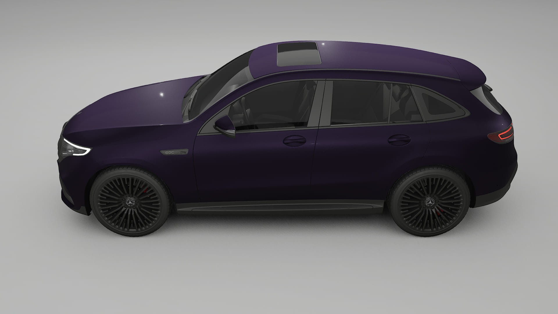 Mercedes EQC AMG TPU Lakbeschermingsfolie | VIOLET Kleurveranderende PPF – Volledig Voorgesneden Kit