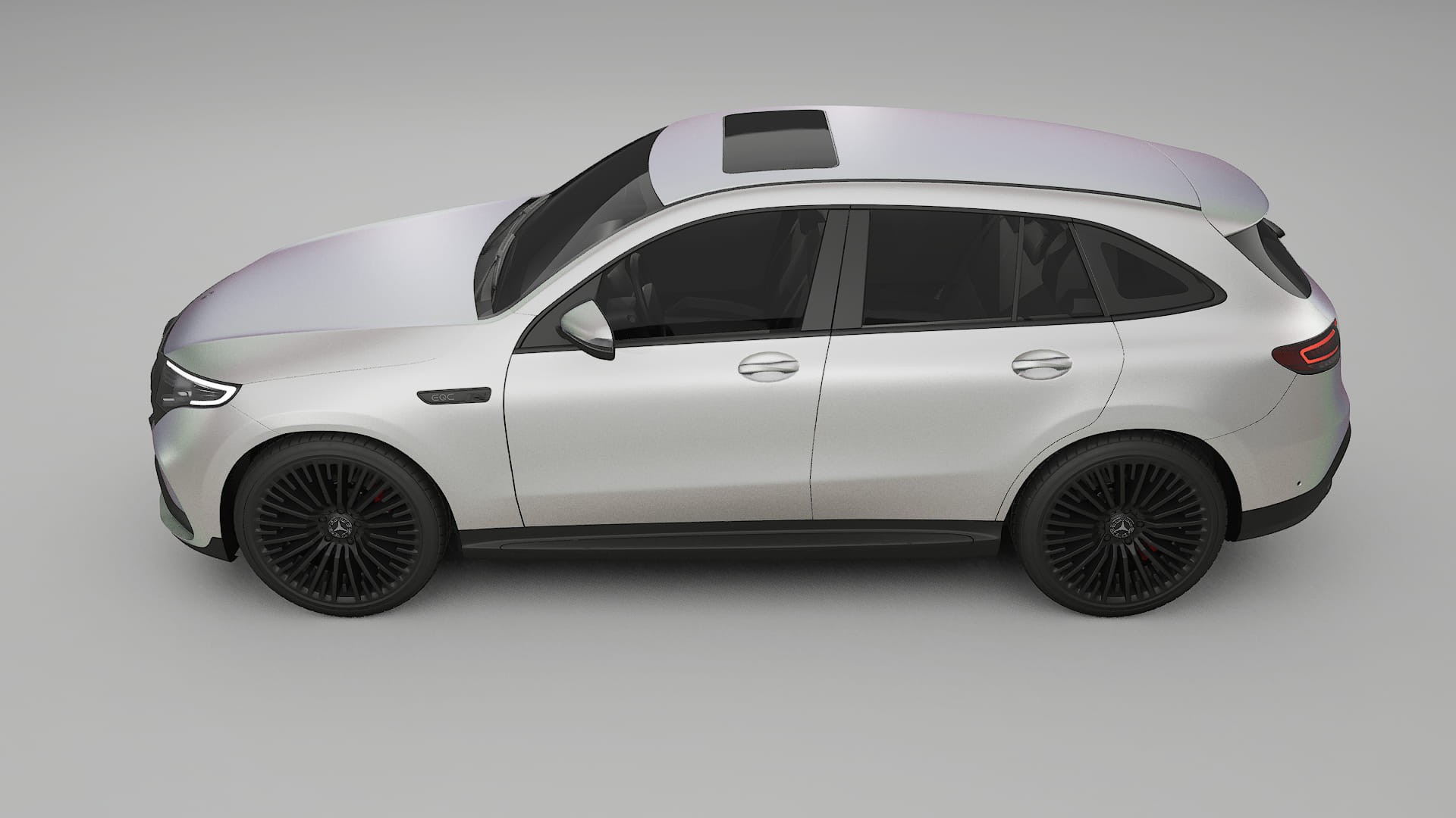Mercedes EQC AMG TPU Lakbeschermingsfolie | NEBULA Kleurveranderende PPF – Volledig Voorgesneden Kit