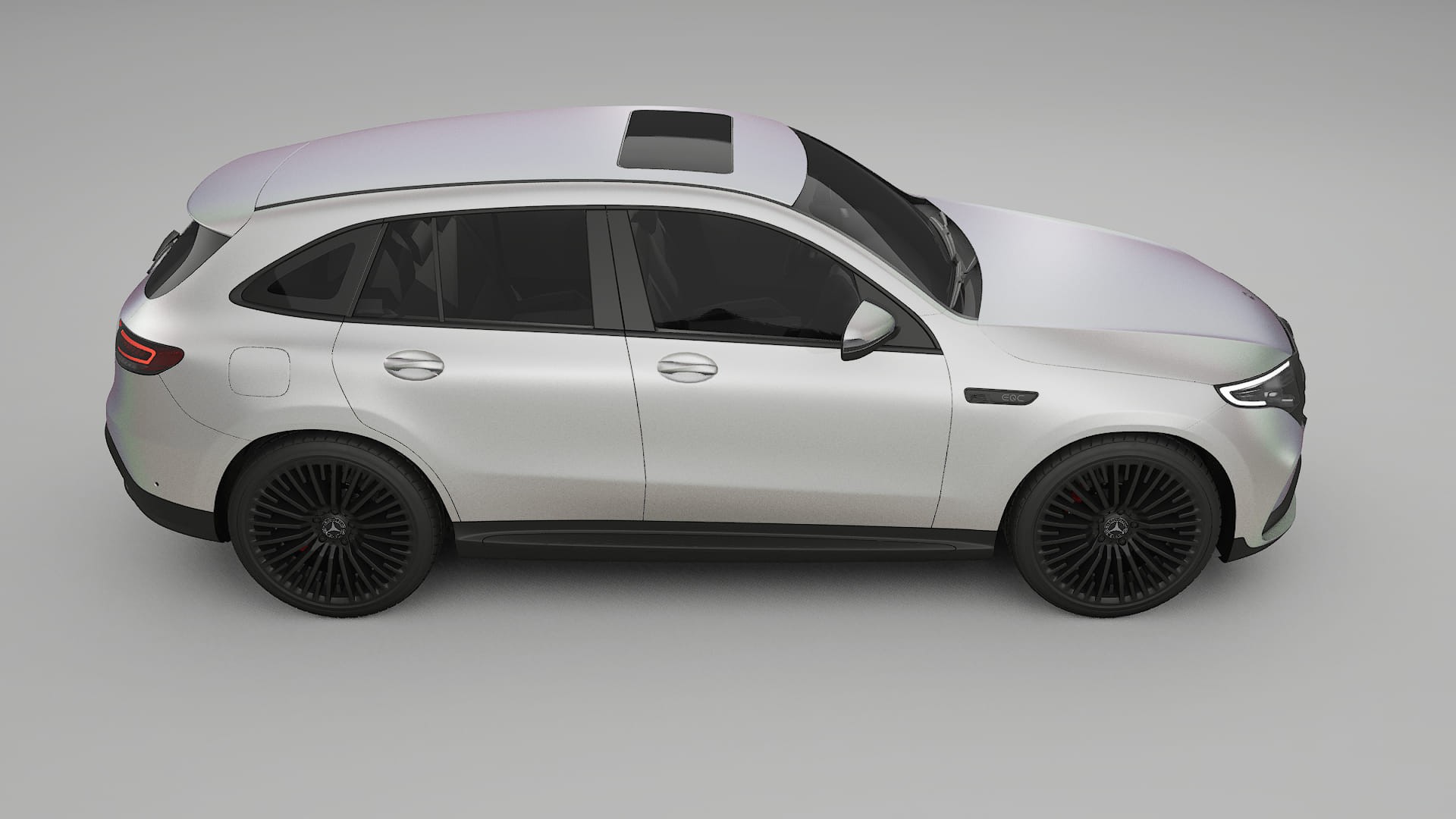 Mercedes EQC AMG TPU Lakbeschermingsfolie | NEBULA Kleurveranderende PPF – Volledig Voorgesneden Kit