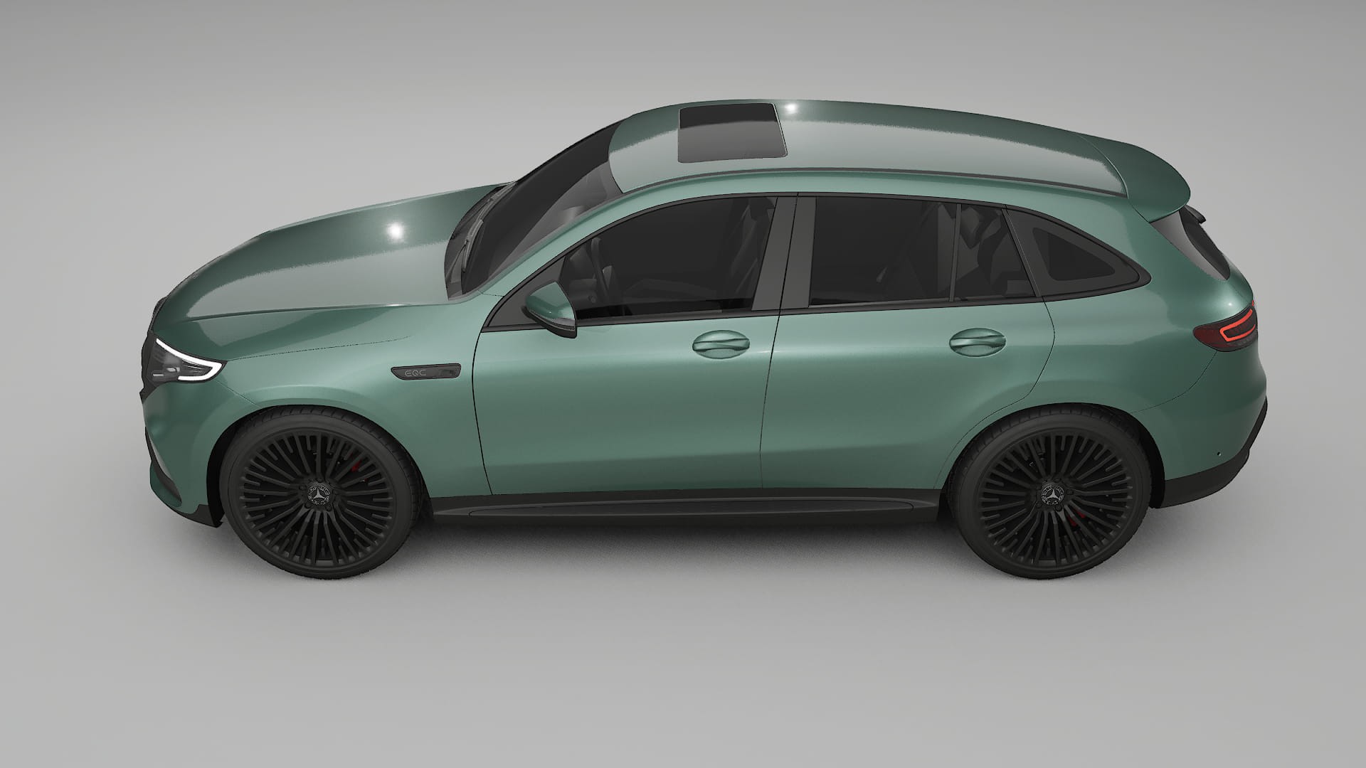 Mercedes EQC AMG TPU Lakbeschermingsfolie | EVERGREEN Kleurveranderende PPF – Volledig Voorgesneden Kit