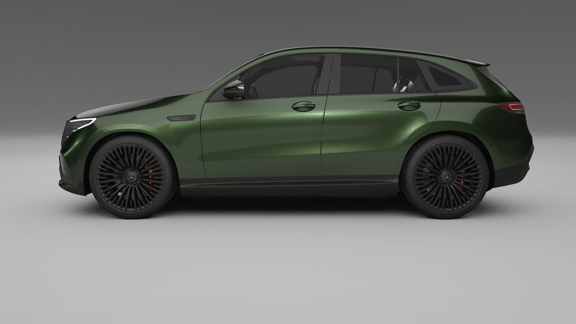 Mercedes EQC AMG TPU Lakbeschermingsfolie | LAGOON Kleurveranderende PPF – Volledig Voorgesneden Kit