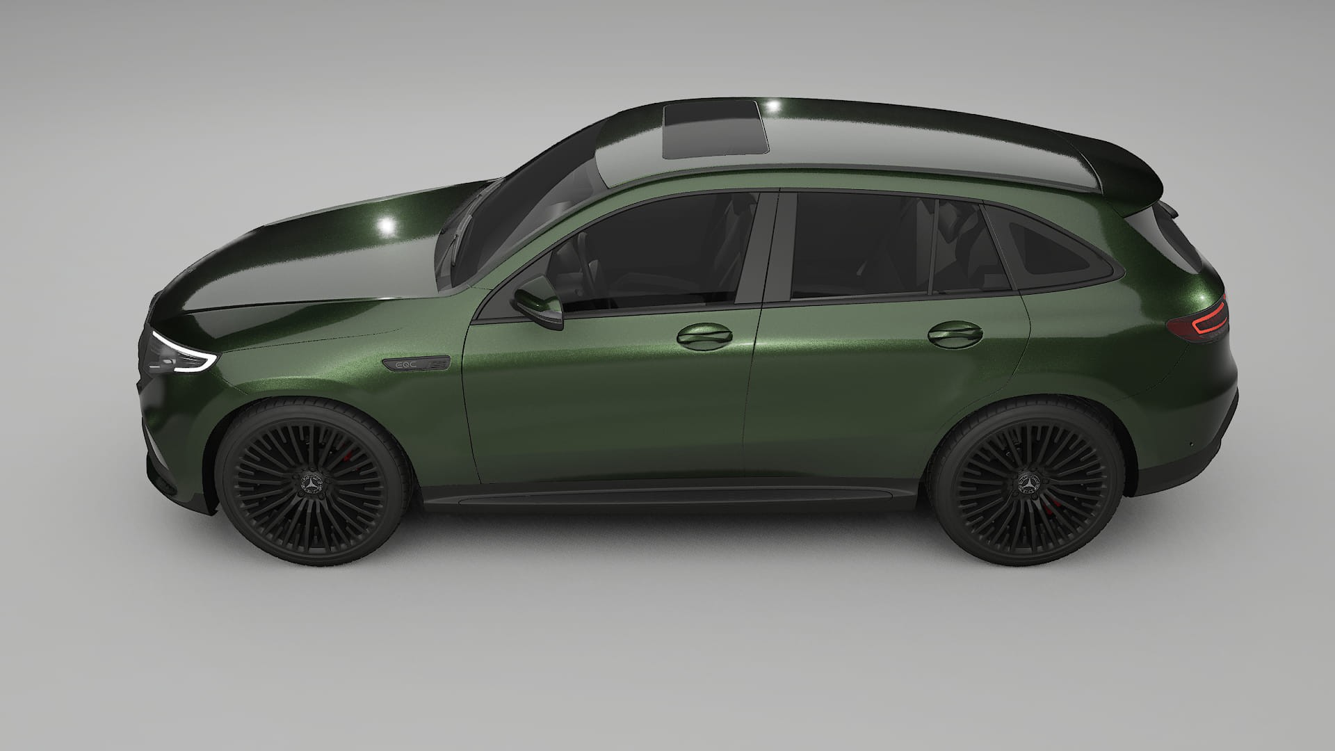 Mercedes EQC AMG TPU Lakbeschermingsfolie | LAGOON Kleurveranderende PPF – Volledig Voorgesneden Kit