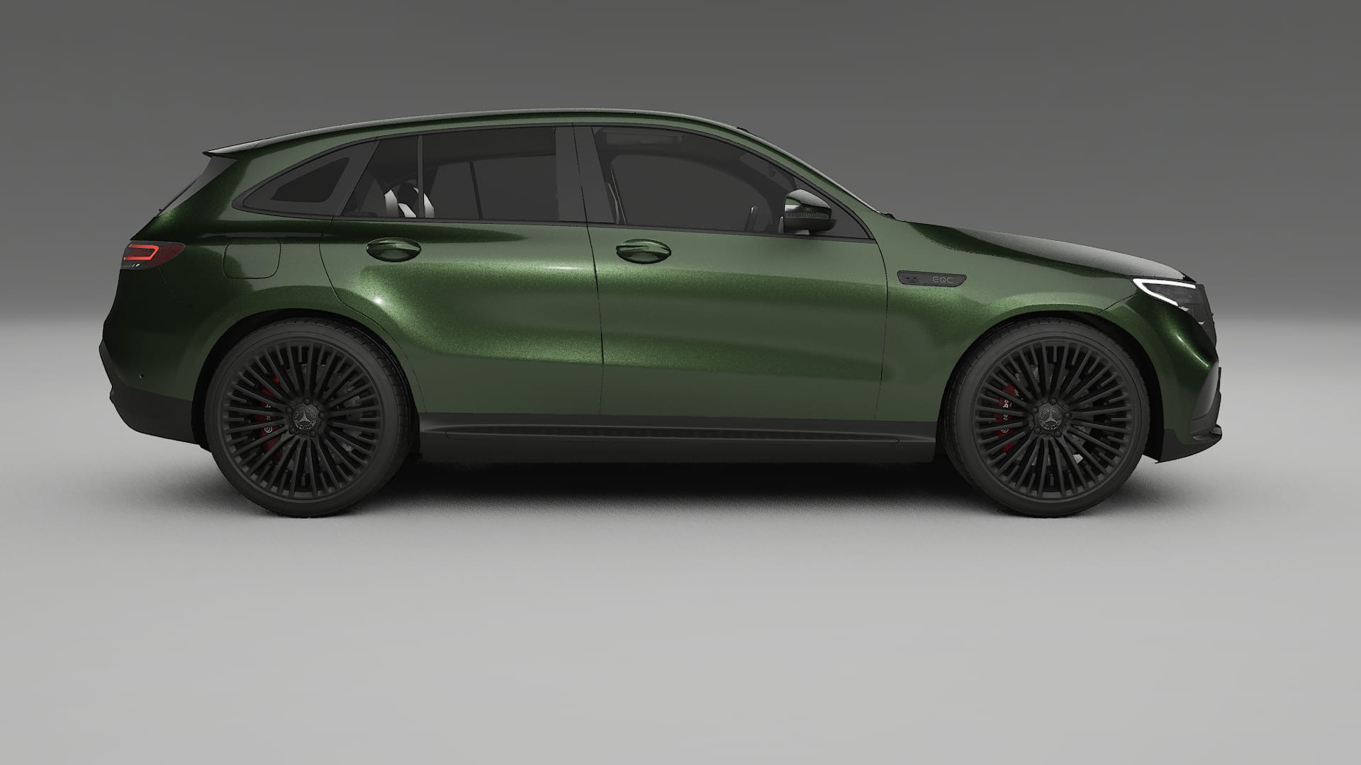 Mercedes EQC AMG TPU Lakbeschermingsfolie | LAGOON Kleurveranderende PPF – Volledig Voorgesneden Kit