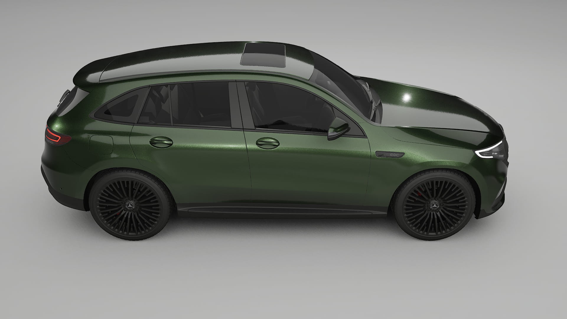 Mercedes EQC AMG TPU Lakbeschermingsfolie | LAGOON Kleurveranderende PPF – Volledig Voorgesneden Kit