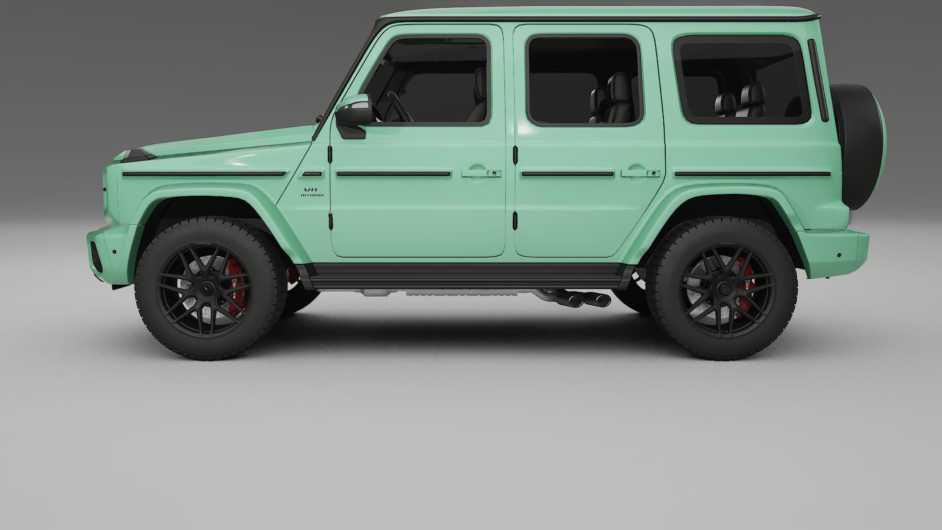 Mercedes G63 AMG W463A TPU Lakbeschermingsfolie | DUSTY Kleurveranderende PPF – Volledig Voorgesneden Kit