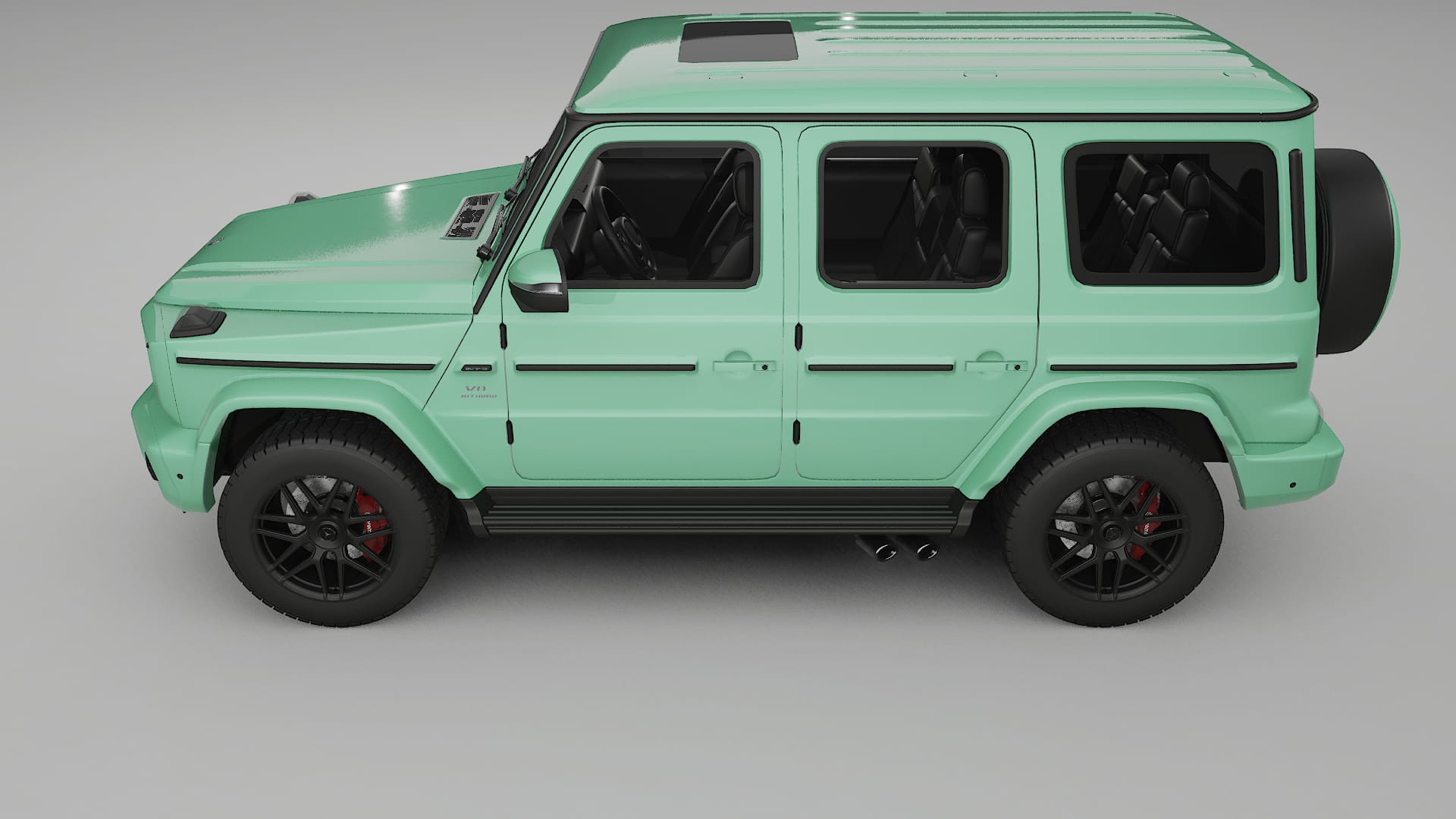 Mercedes G63 AMG W463A TPU Lakbeschermingsfolie | DUSTY Kleurveranderende PPF – Volledig Voorgesneden Kit